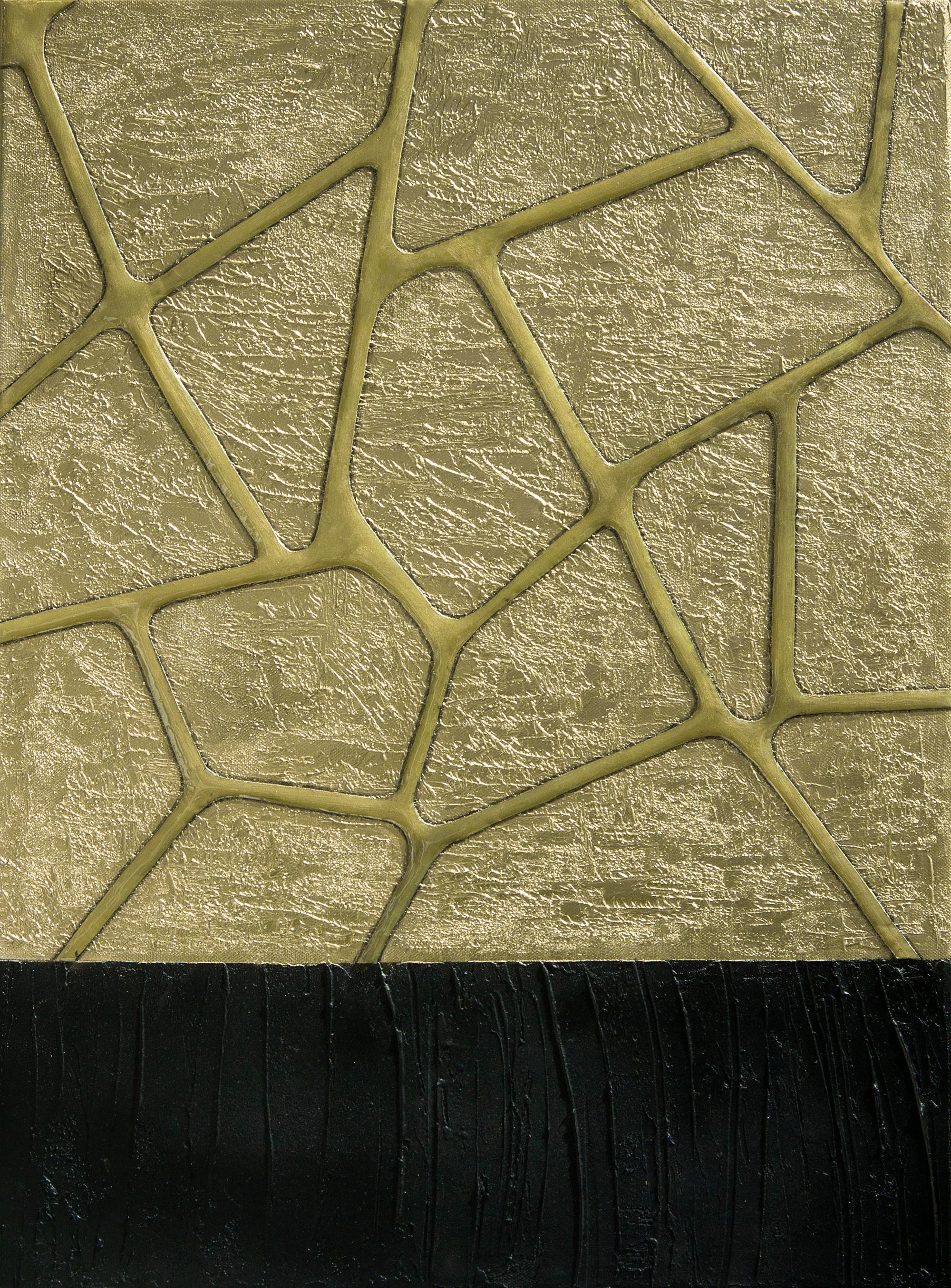 Toile d'or. Abstraction