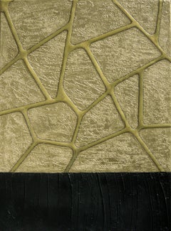 Toile d'or. Abstraction