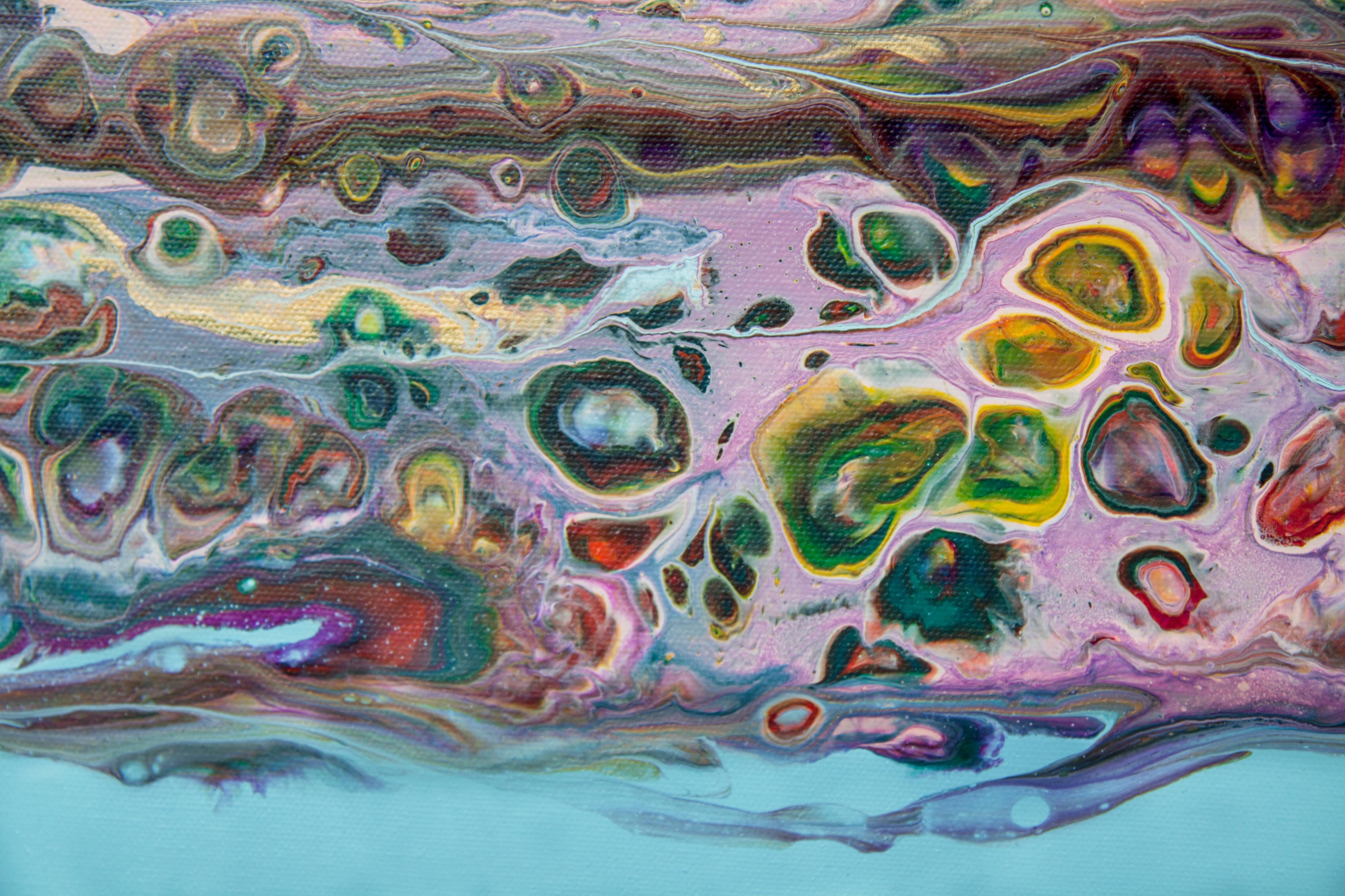 Kaleidoscope 3. Peinture abstraite - Painting de Svetlana Saratova