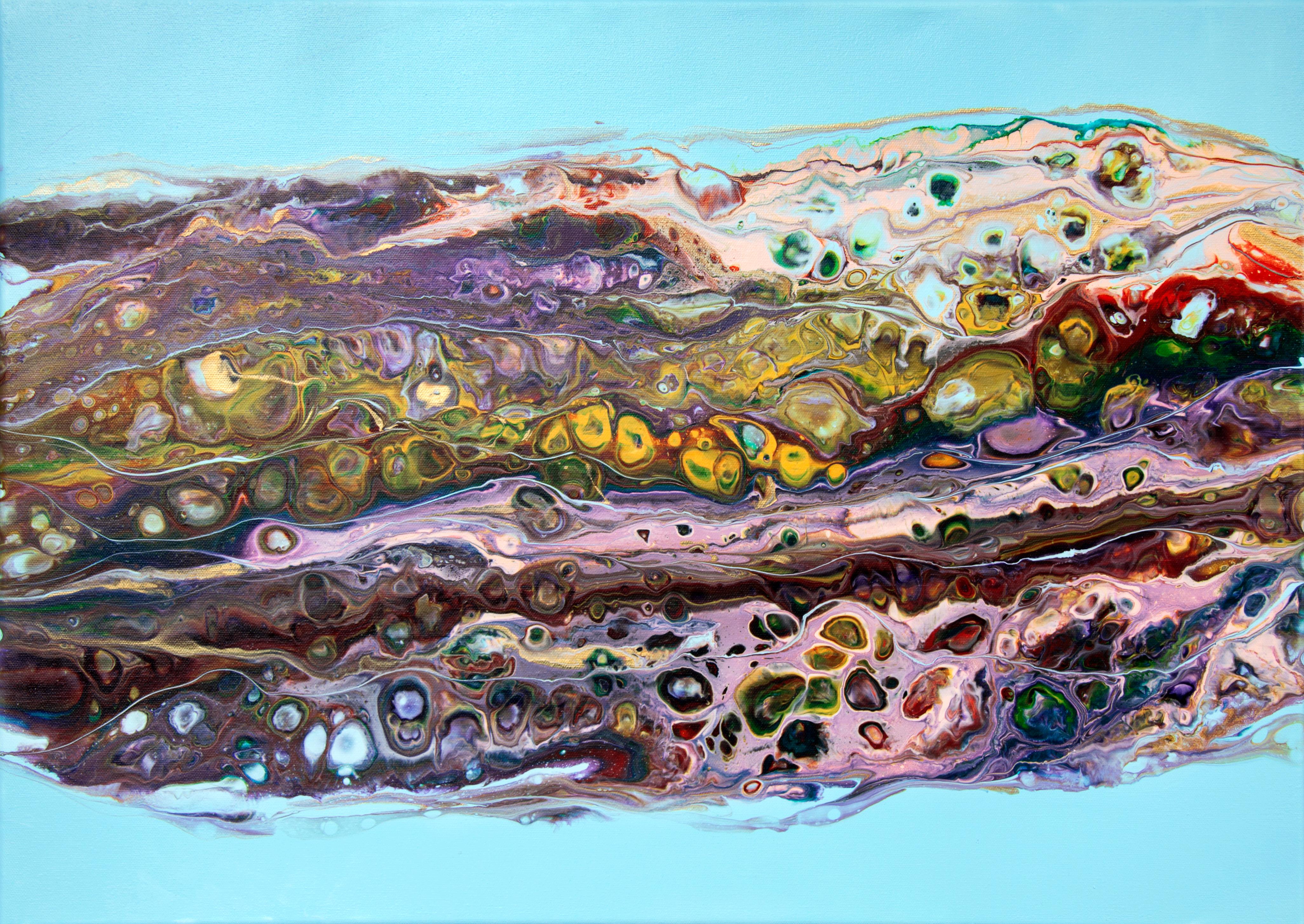 Kaleidoscope 3. Peinture abstraite en vente 1