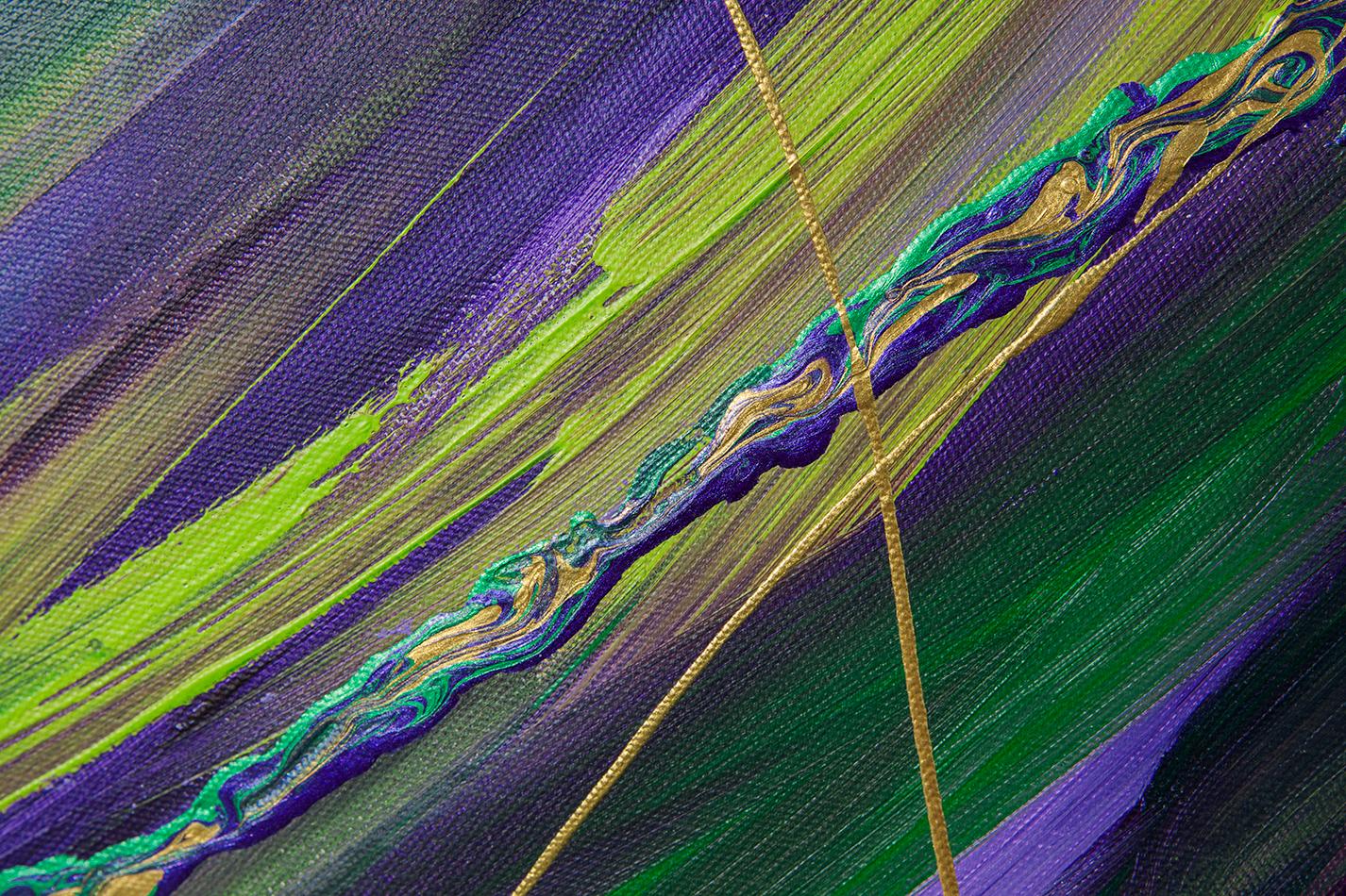 Campo de lavanda - Painting de Svetlana Saratova