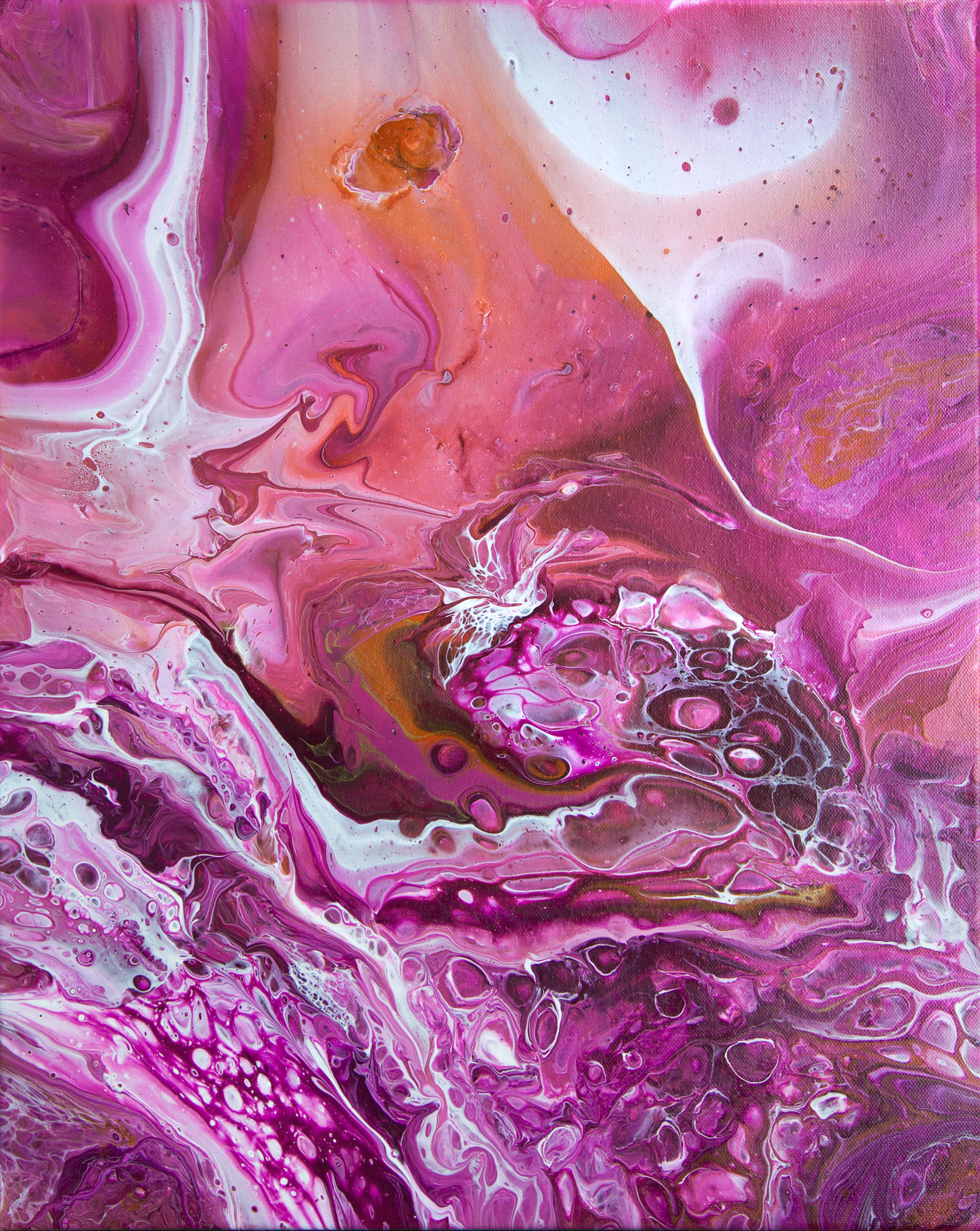 Abstraction rose magenta