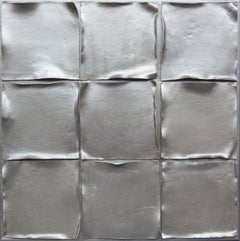 Metal squares. 3D textured.