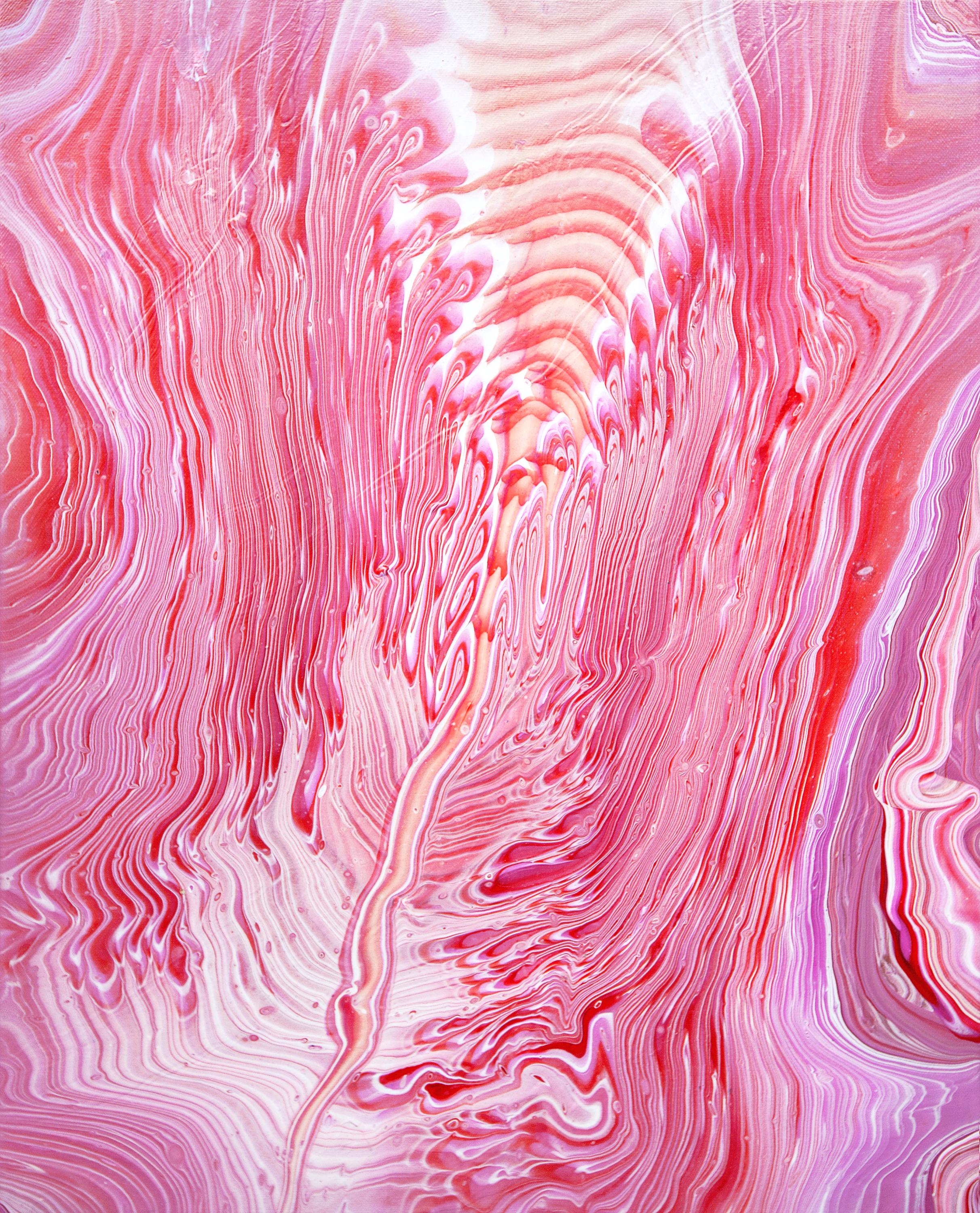 Fantaisie rose. Abstraction.