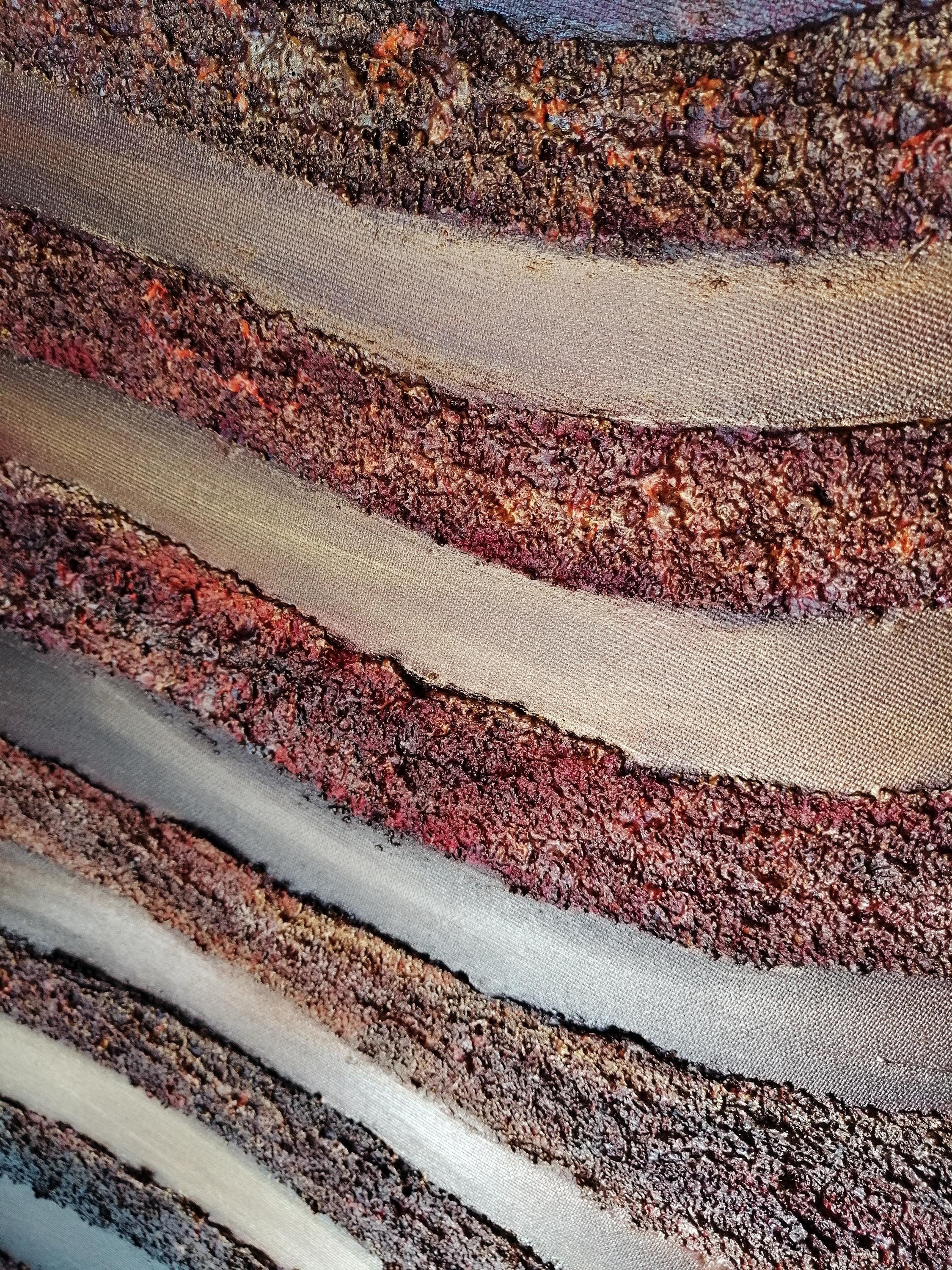 Spiral of life - Black Interior Painting by Svetlana Saratova