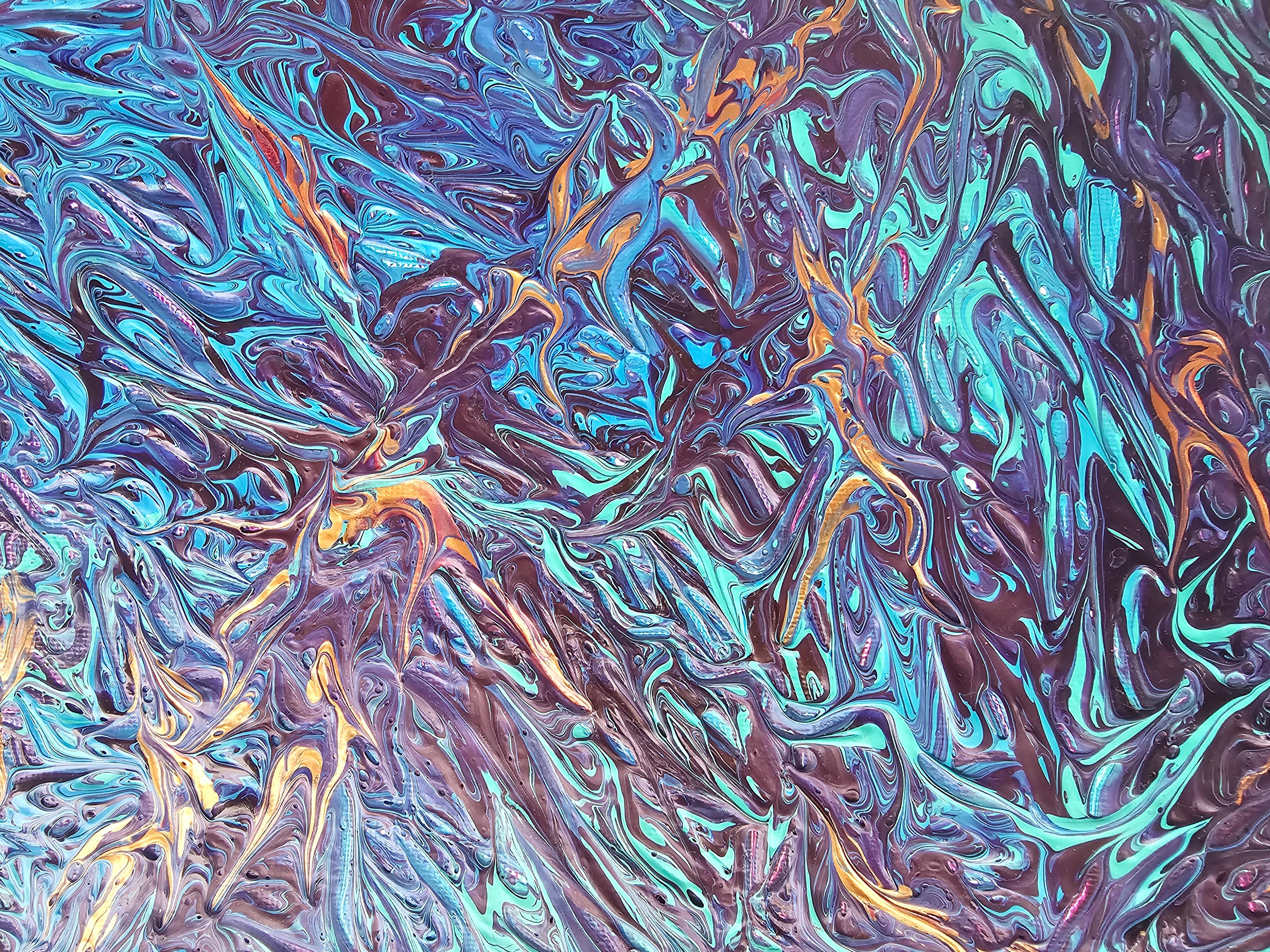 Cielo stellato. Pittura astratta in vendita 2