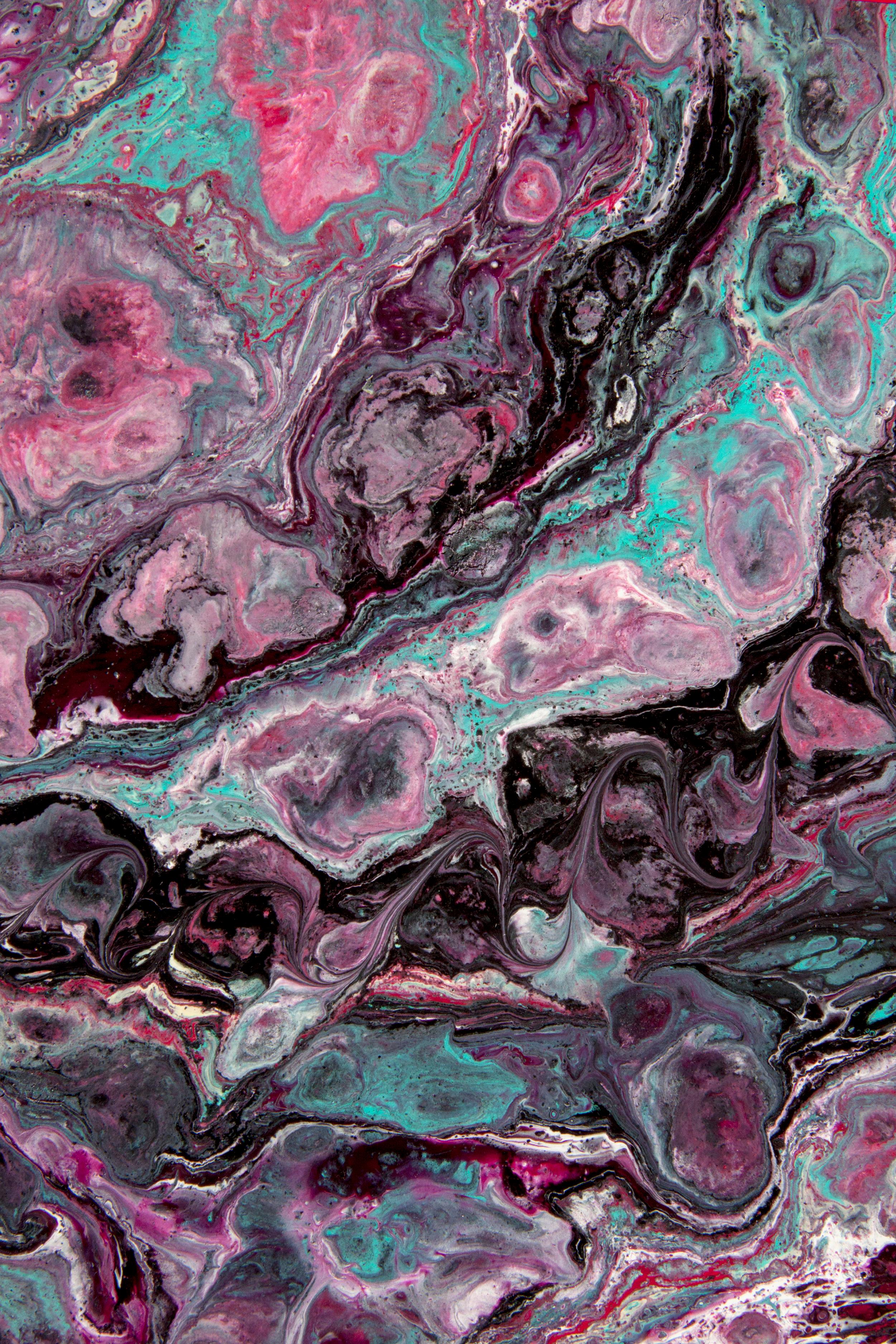 Domare il vulcano. Pittura astratta - Painting Astratto di Svetlana Saratova