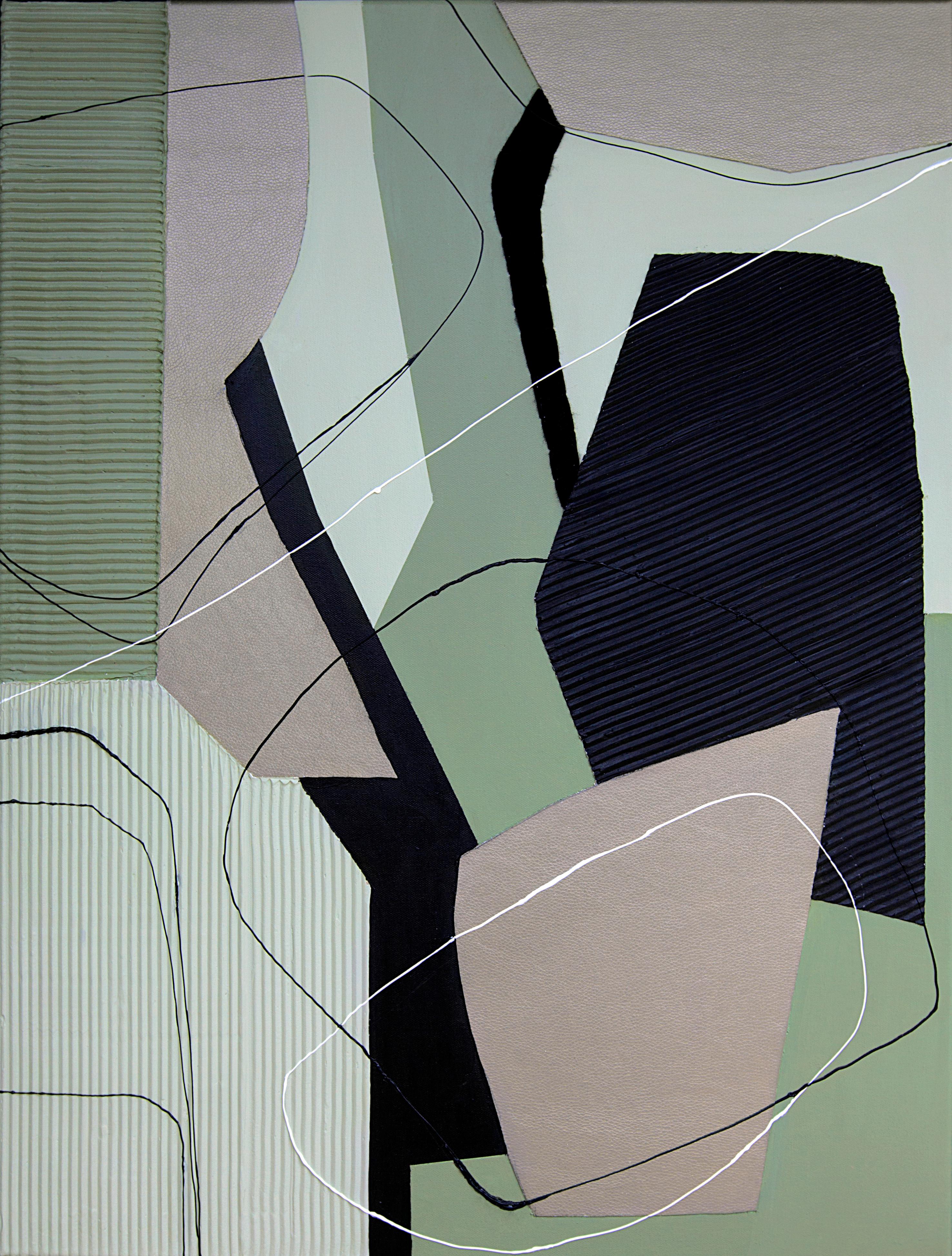 Svetlana Saratova Abstract Painting - The Assembled Whole. No 7