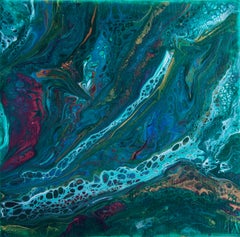 Turquoise abstraction.