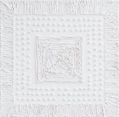 Armonía Blanca. Díptico, abstracción.