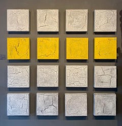 Abstract Gallery Wall (minimalist textured panels)