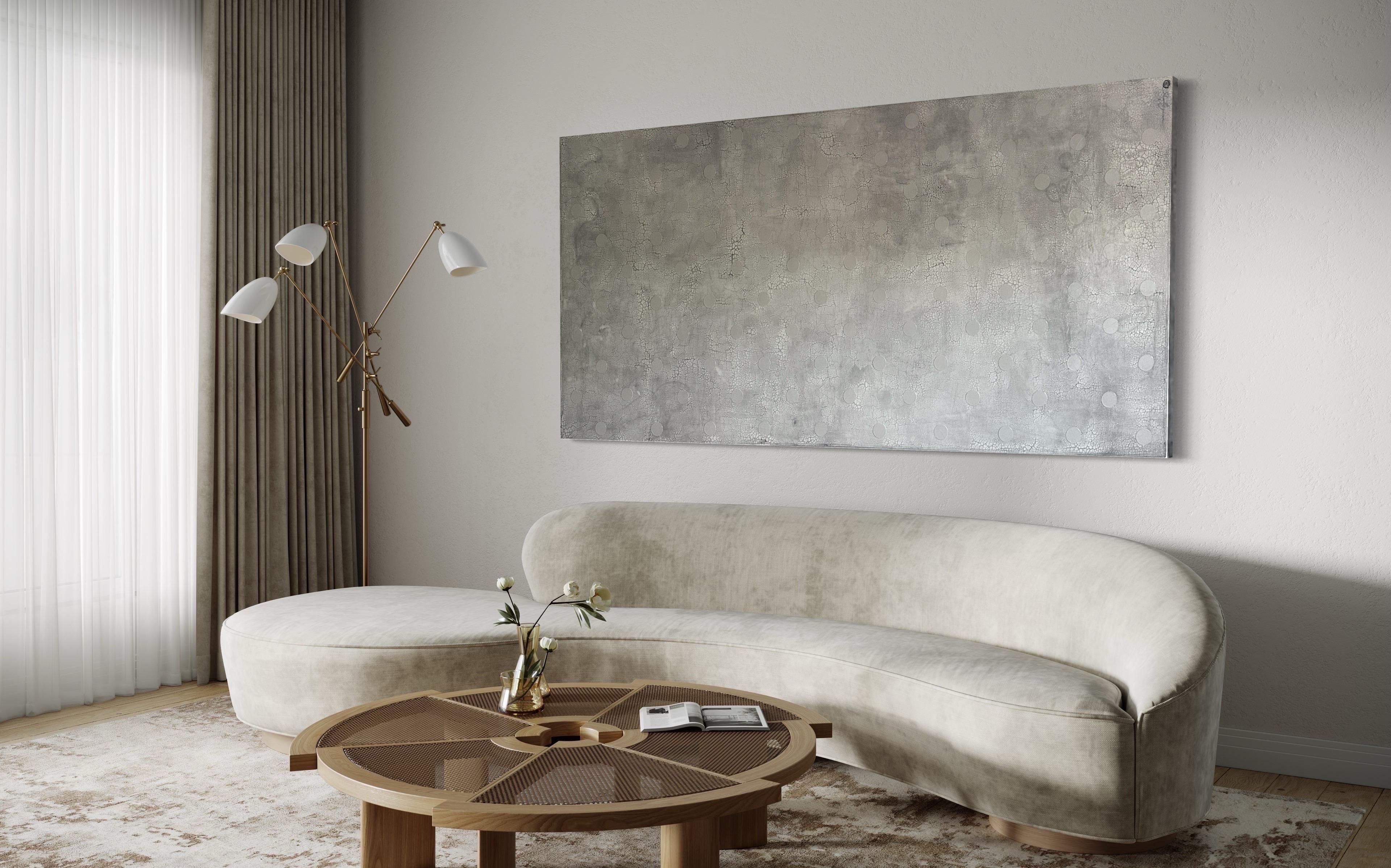 Contemporary Abstract Minimalist Original Large Scale Texture Painting For Sale 6