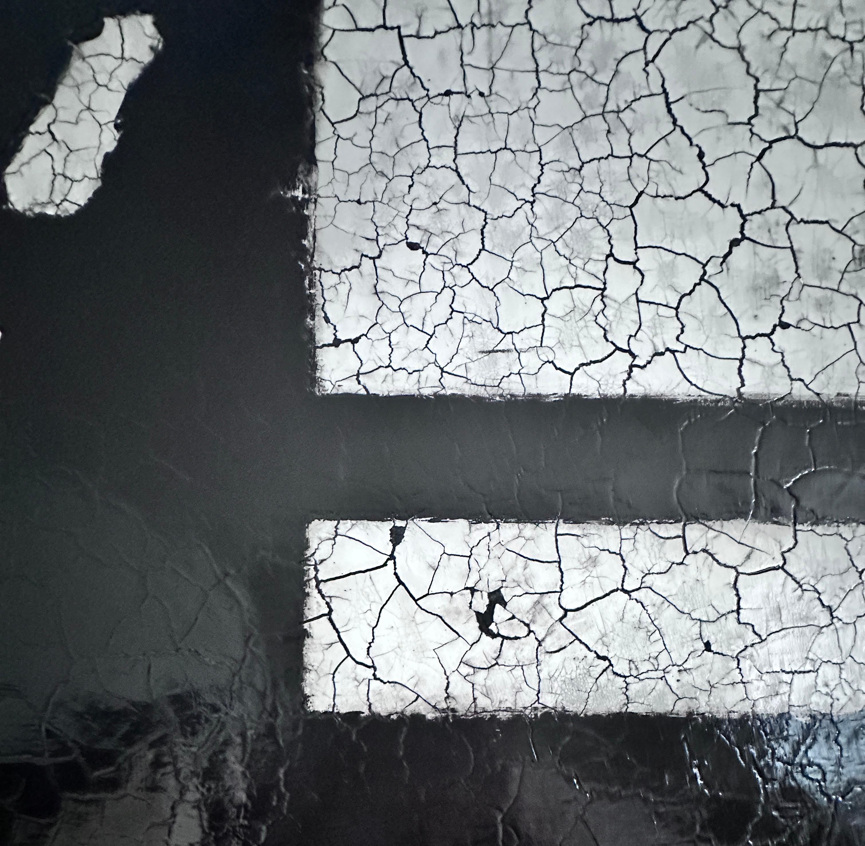 Pittura contemporanea minimalista astratta con texture su larga scala in vendita 2