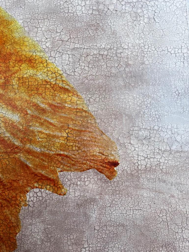 Socialmente intelligente (dipinto originale a tecnica mista su grande scala con elefante) in vendita 2