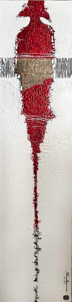 The archetypes, series #15 (red and white figurative abstract)