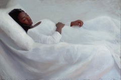 Sleeping Girl - 21st Century Contemporary Oil Painting by Svetlana Tartakovska 