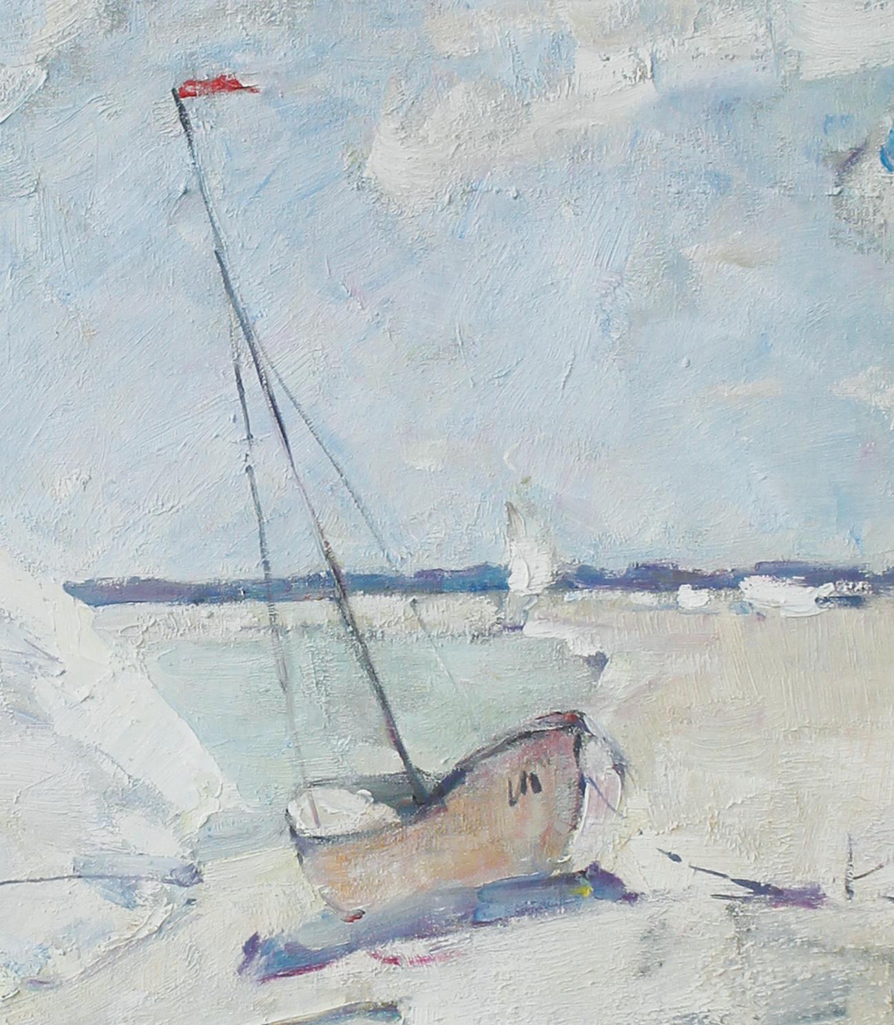 Sailboats  - Painting by Svetlana Verbovskaya