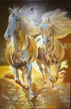 Svetlana Zhirnova - Caballos dorados Caballos dorados