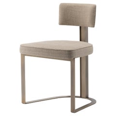 Sveva Burnished & Beige Chair with Horn Inlays