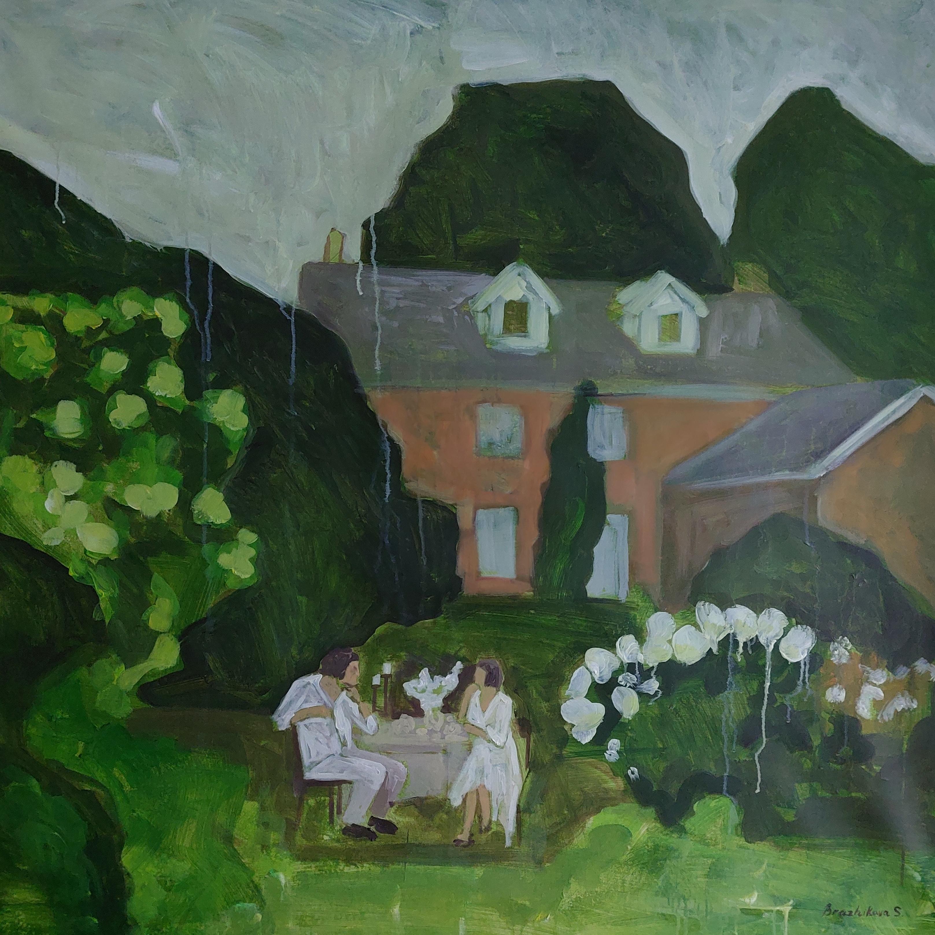 What is the difference between Eastern and Western landscape paintings?