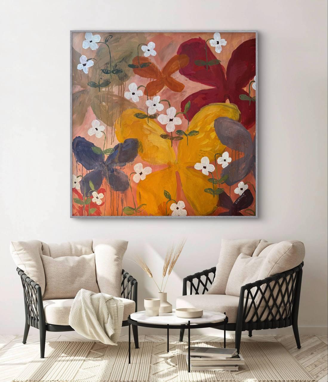 I Am The Garden - Feminist Painting by Svitlana Lazoriak