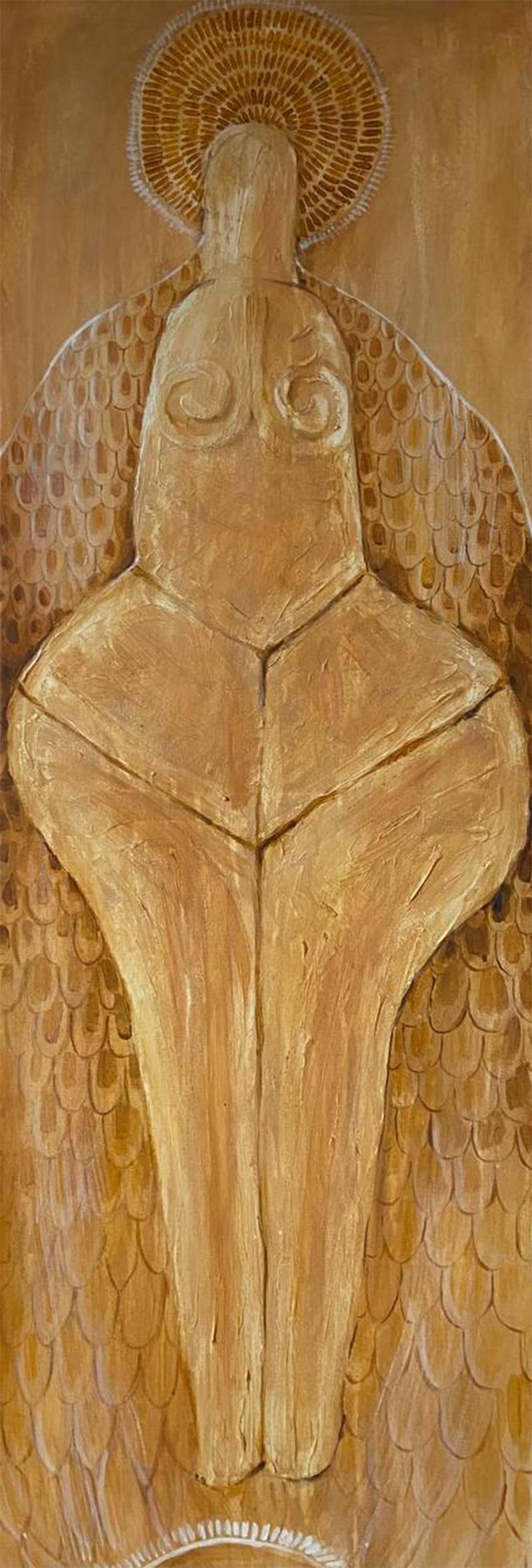 Abstract Painting di Svitlana Lazoriak - "Mia Dea"