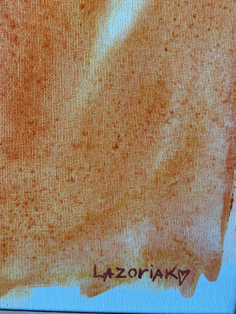 Die Zeit zur Ernte der Früchte (Beige), Abstract Painting, von Svitlana Lazoriak