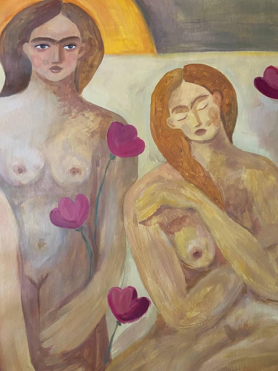 Chi sei oggi? - Painting di Svitlana Lazoriak