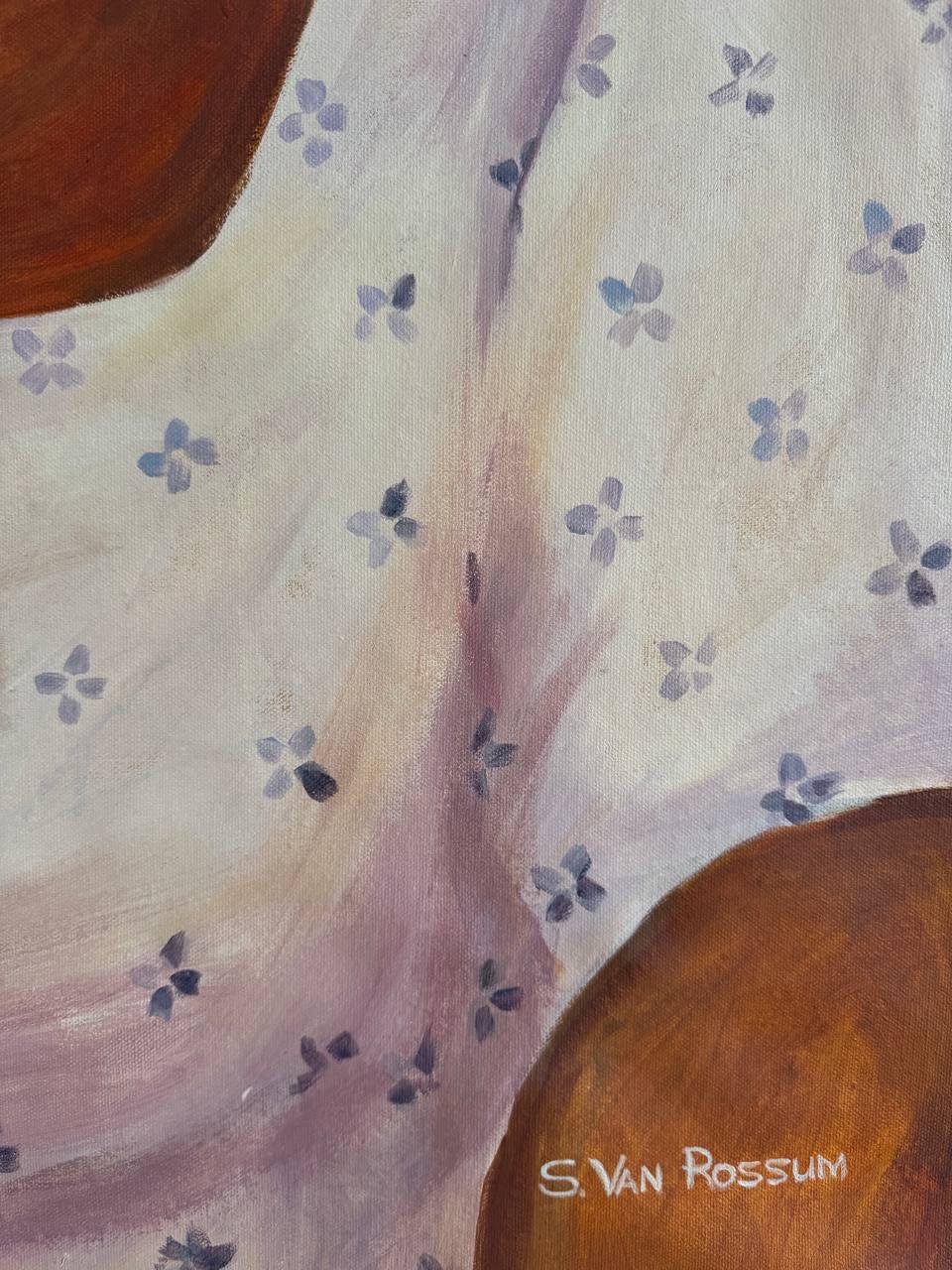 Frei, ich selbst zu sein (Braun), Figurative Painting, von Svitlana Van Rossum