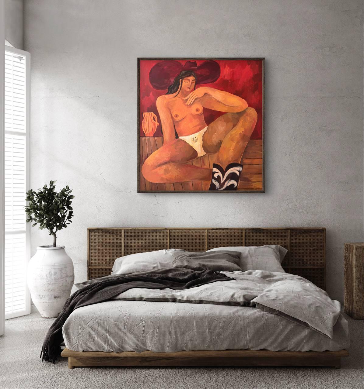 Rebellische Zärtlichkeit (Moderne), Painting, von Svitlana Van Rossum