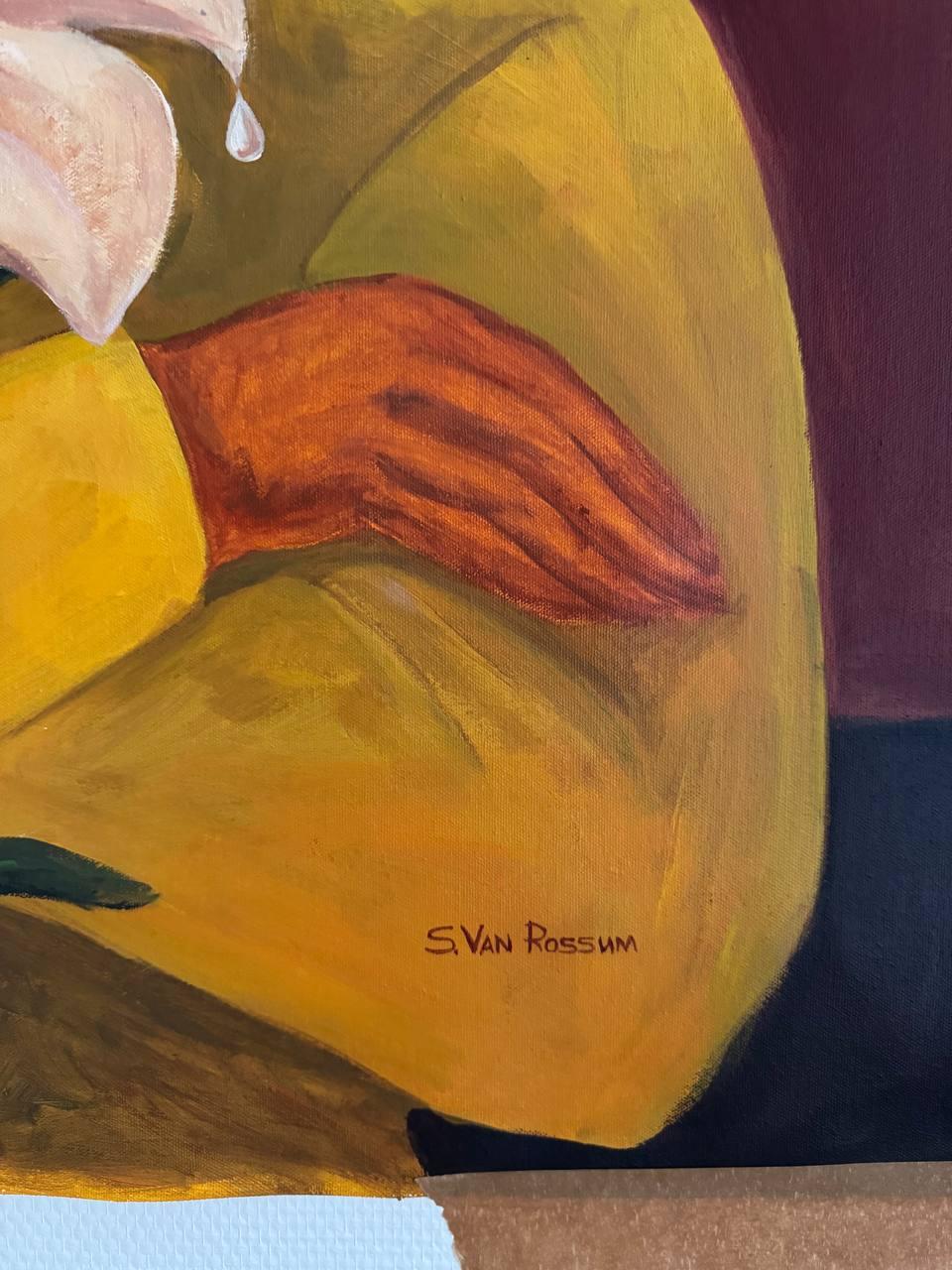 Der Tropfen der Zärtlichkeit – Painting von Svitlana Van Rossum