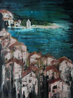 «Emerald Reflection» (from the sub-series Architecture of Memory: Liquid Landsca