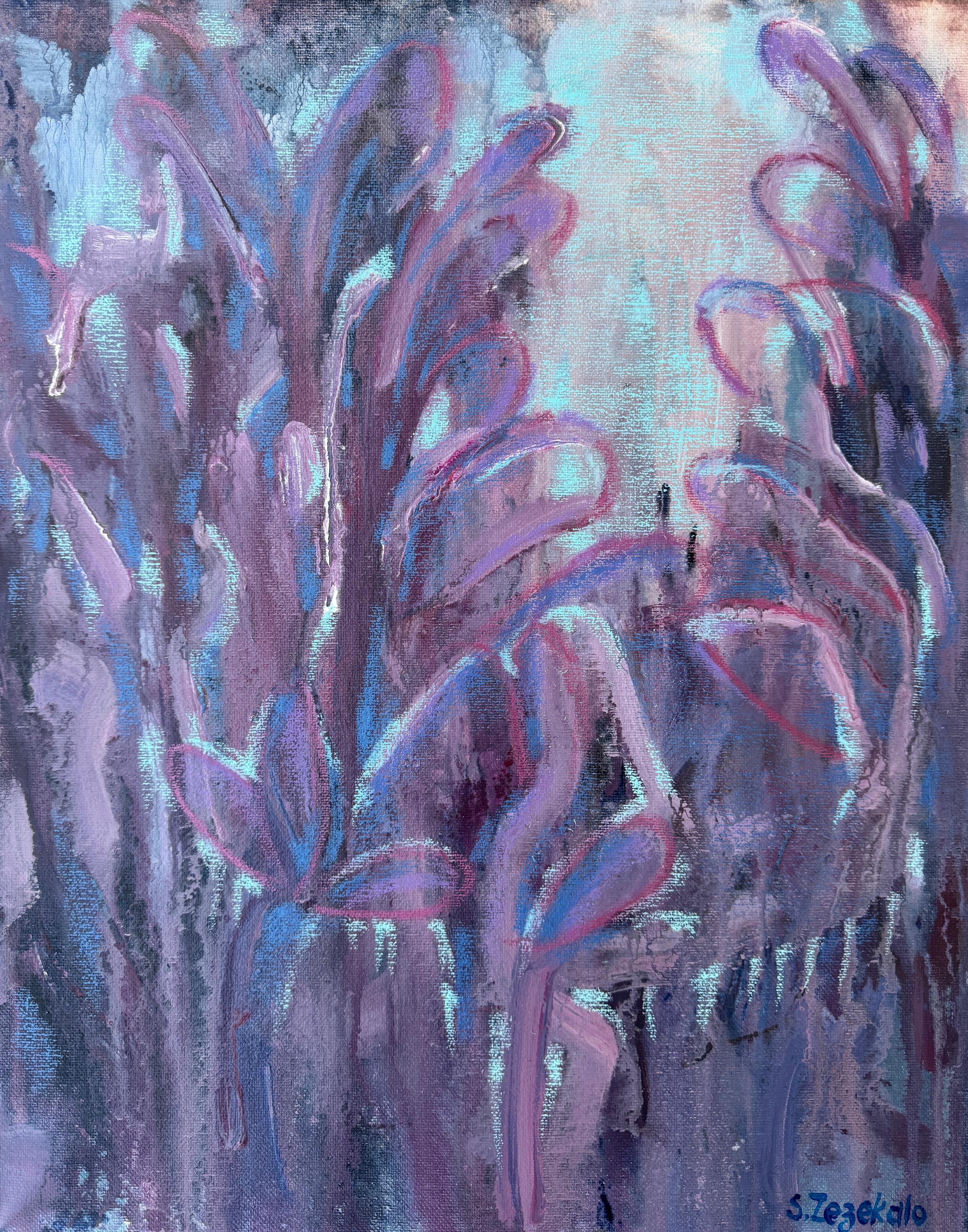 Svitlana Zezekalo Abstract Painting - Flow