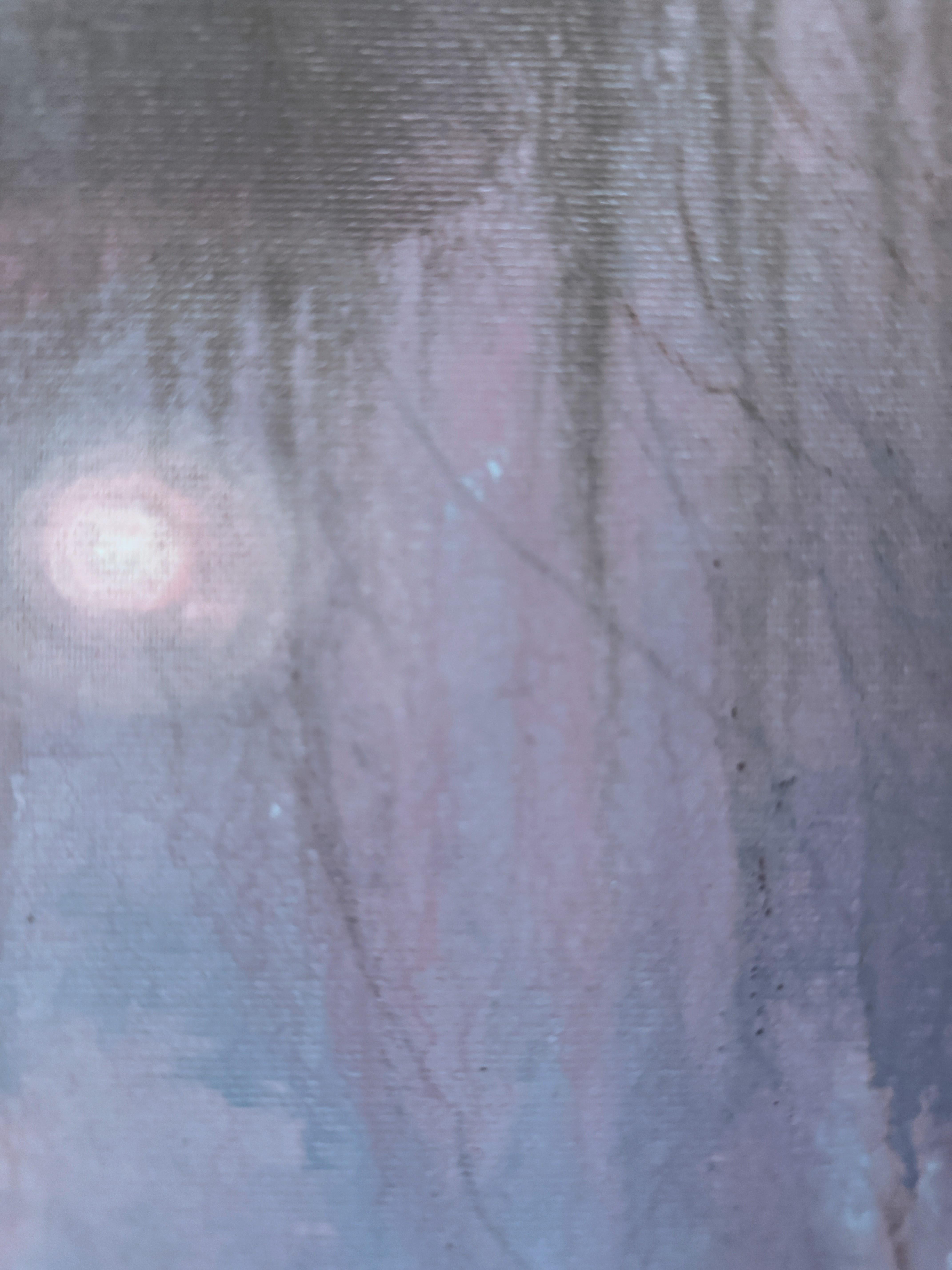 Look, I exist! (From the Series  “Fantasy” ) - Post-Impressionist Painting by Svitlana Zezekalo