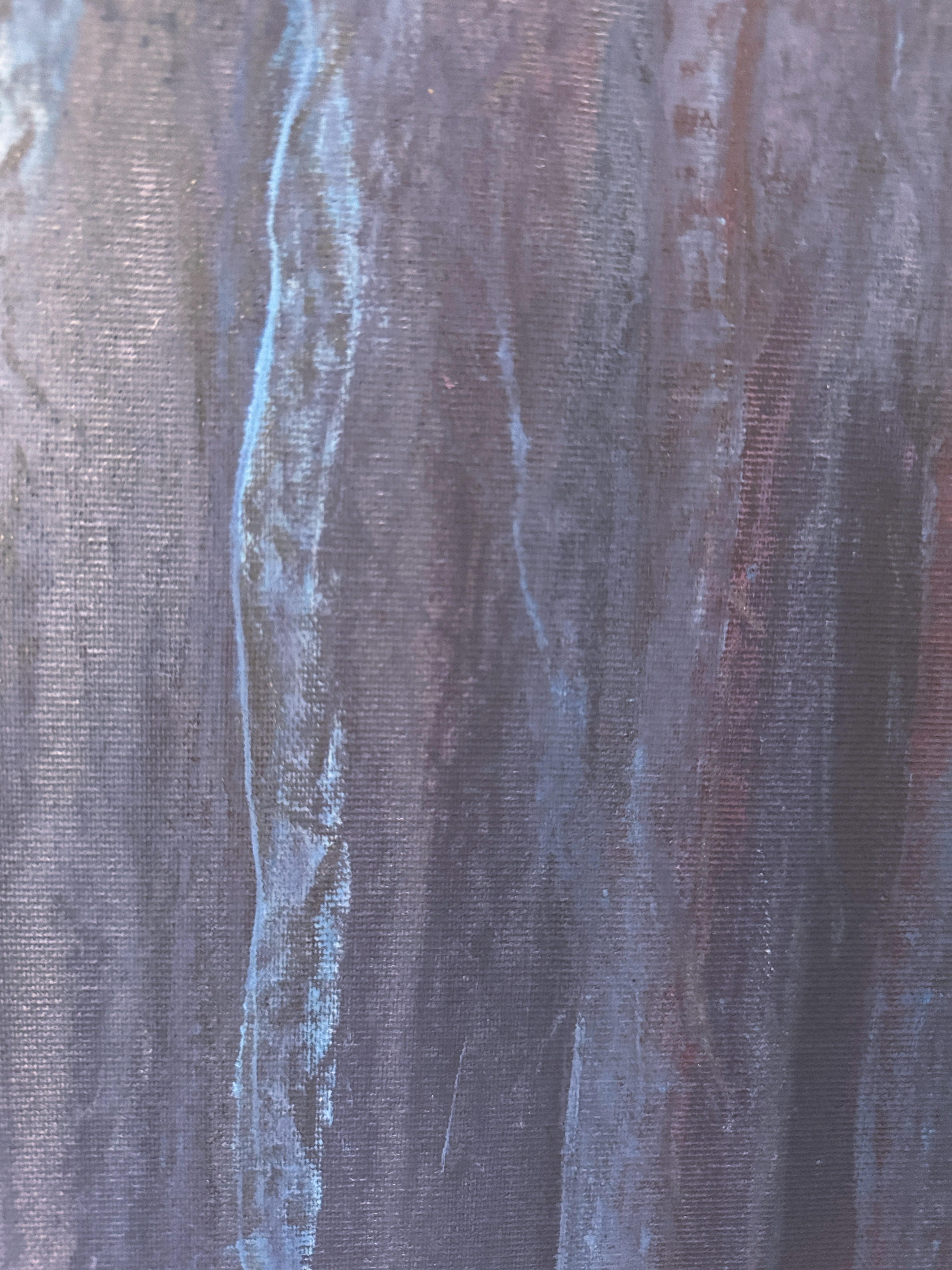 Look, I exist! (From the Series  “Fantasy” ) - Black Animal Painting by Svitlana Zezekalo