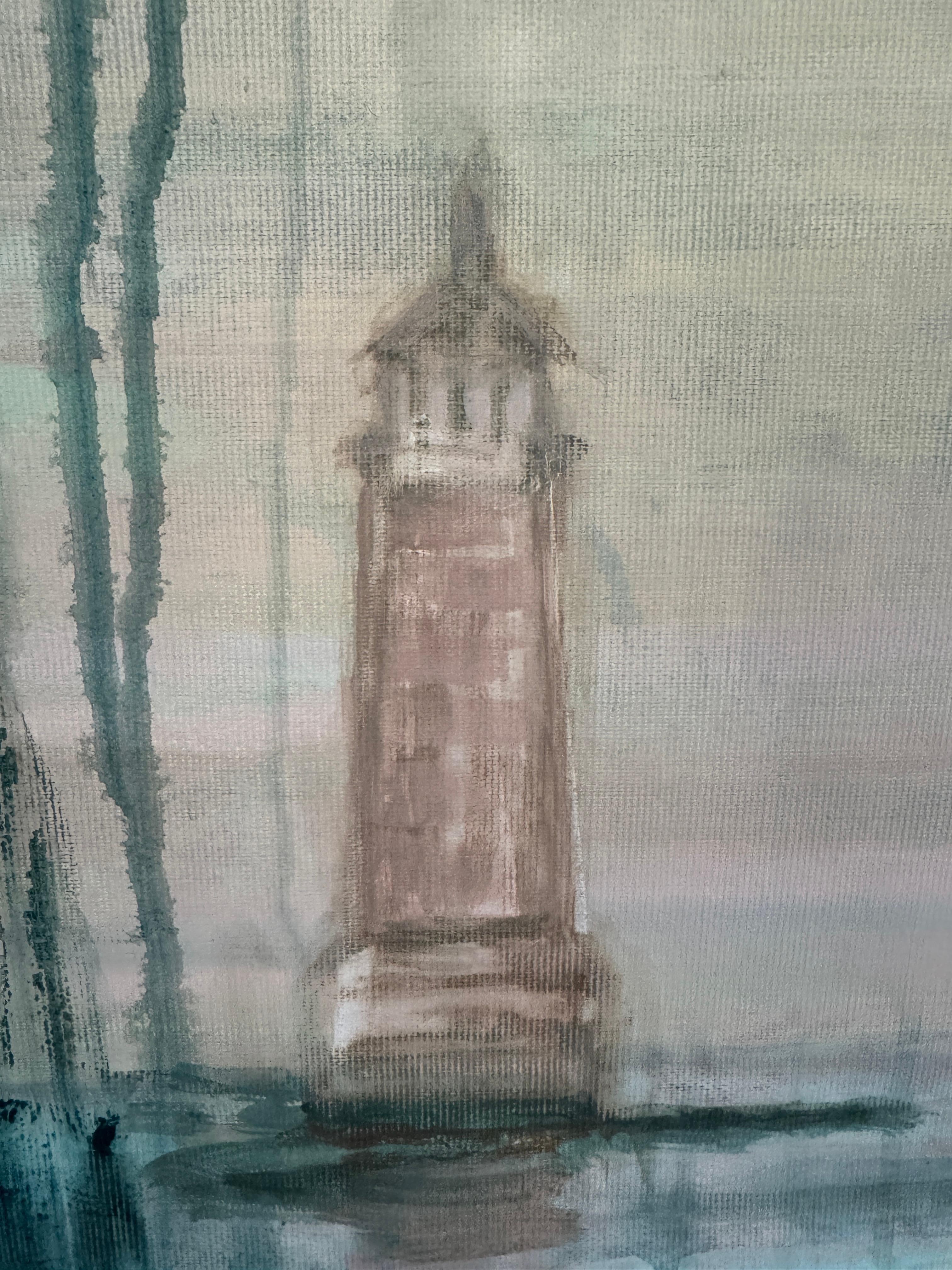 Toward the Dreams Again - Post-Impressionist Painting by Svitlana Zezekalo