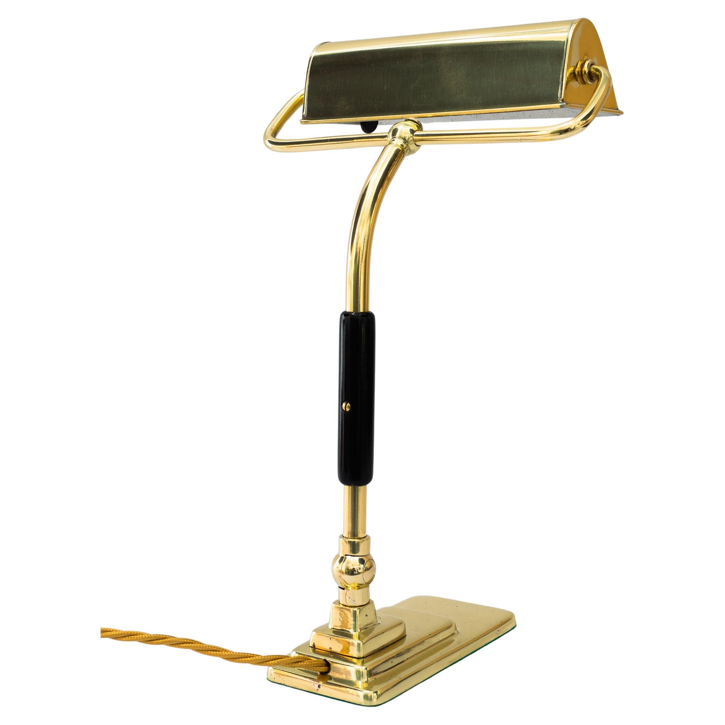 Sviweling Art Deco Table lamp vienna around 1920s