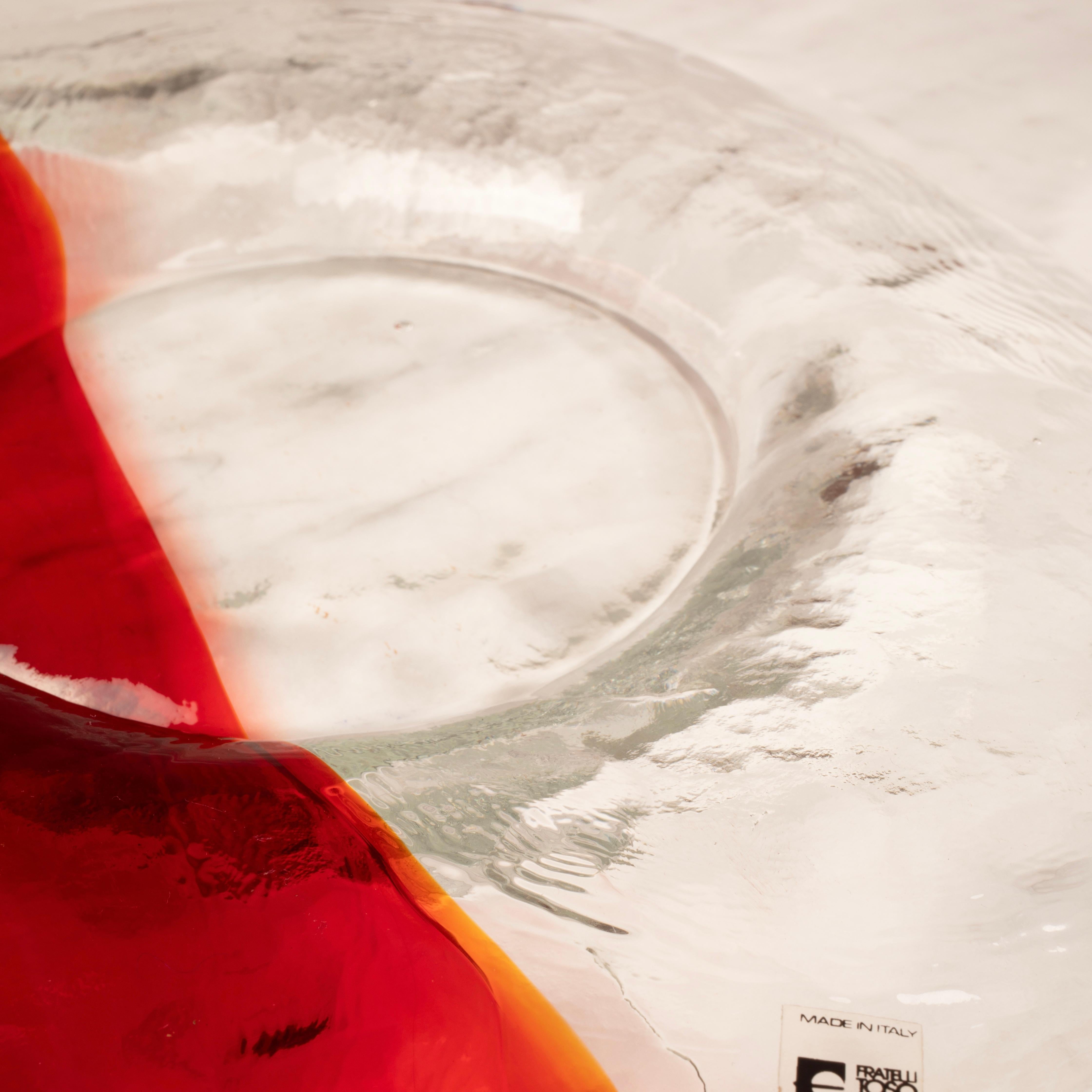 Murano Glass Valet Tray by Renato Toso for Fratelli Toso, Italy, 1960s in vendita 11