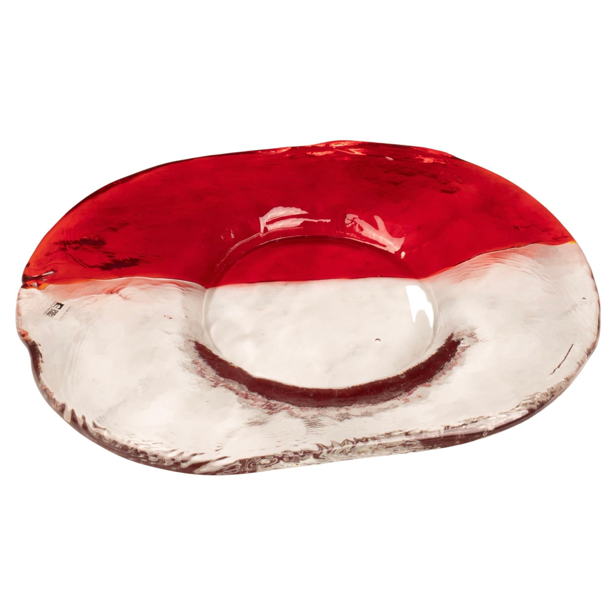 Murano Glass Valet Tray by Renato Toso for Fratelli Toso, Italy, 1960s