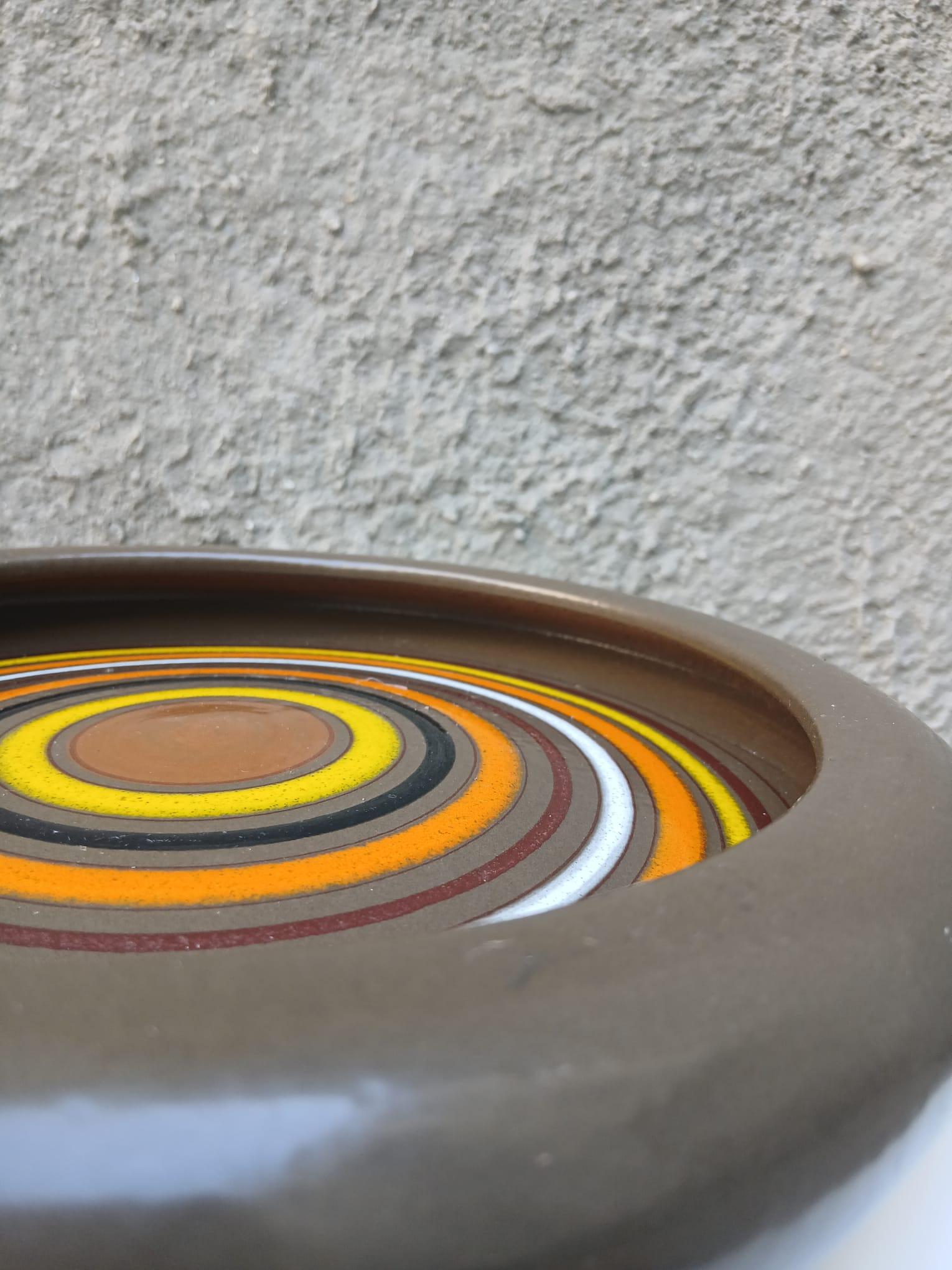 Svuotatasche o Posacenere a Cerchi Concentrici - Alemania Occidental atrib. - Anni '70 Alemán en venta