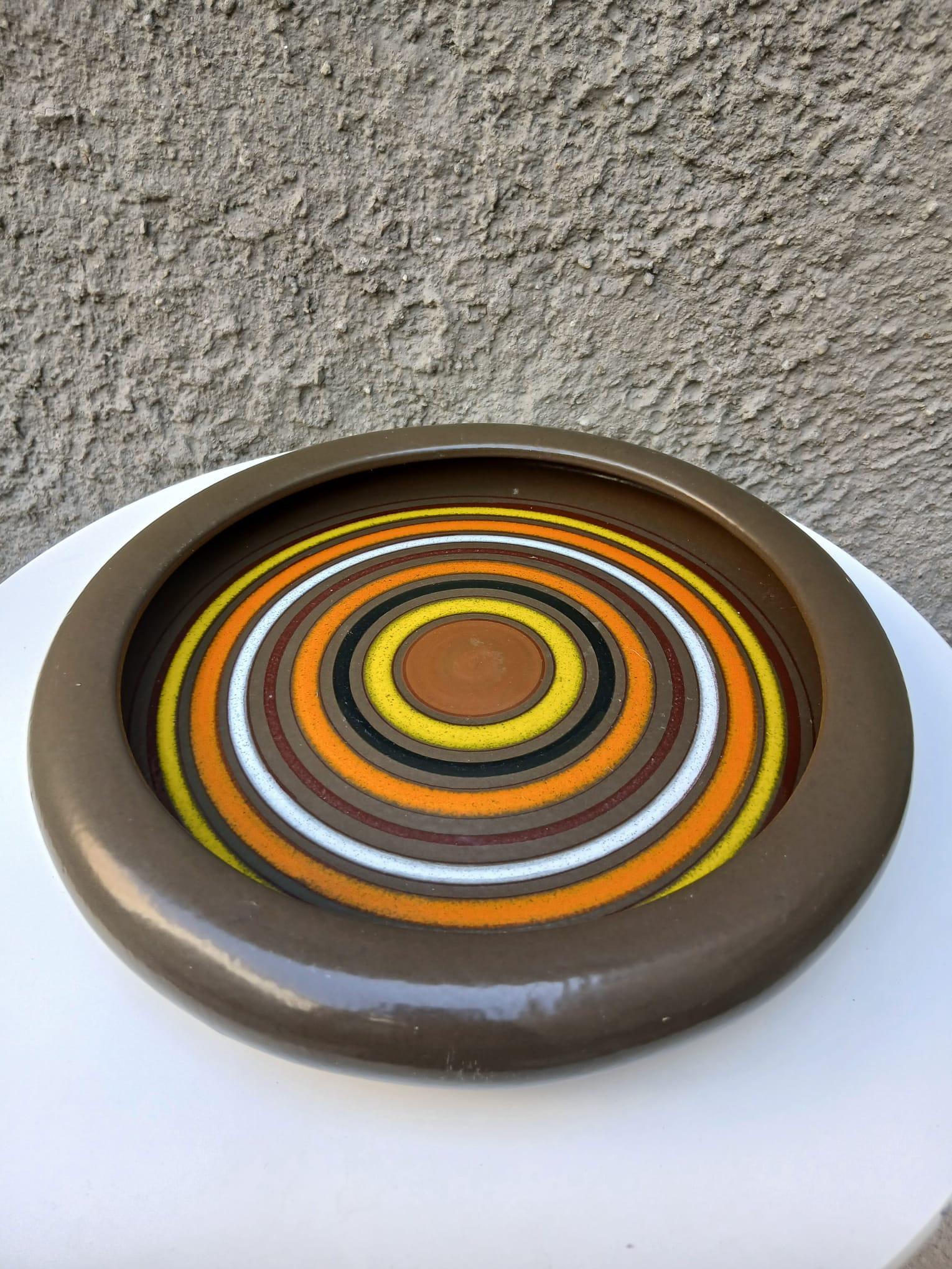 Svuotatasche o Posacenere a Cerchi Concentrici - Alemania Occidental atrib. - Anni '70 siglo XX en venta