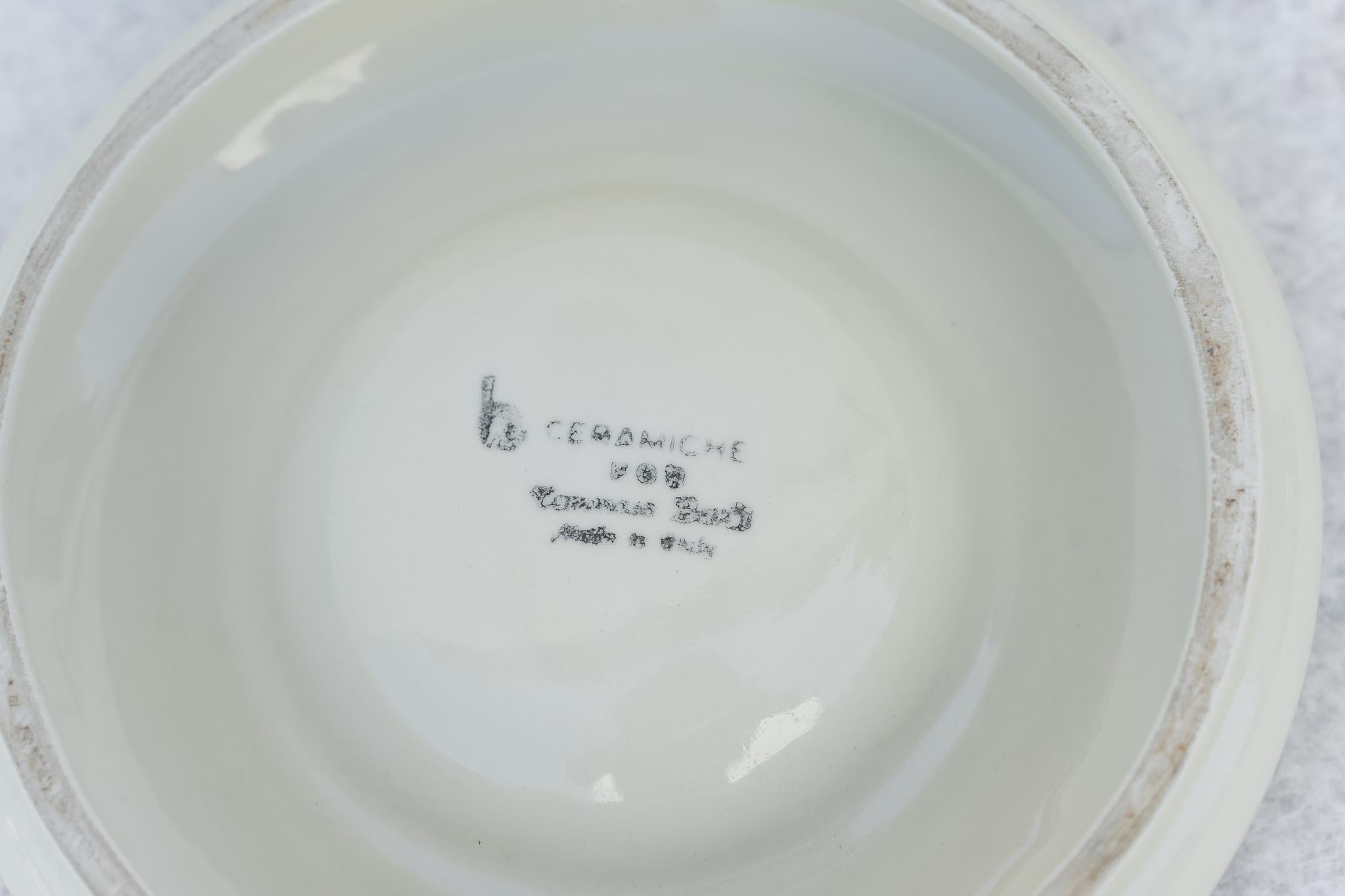 Tommaso Barbi's ceramic tidy tray or ashtray, 1970s In Good Condition For Sale In Bastia Umbra, IT