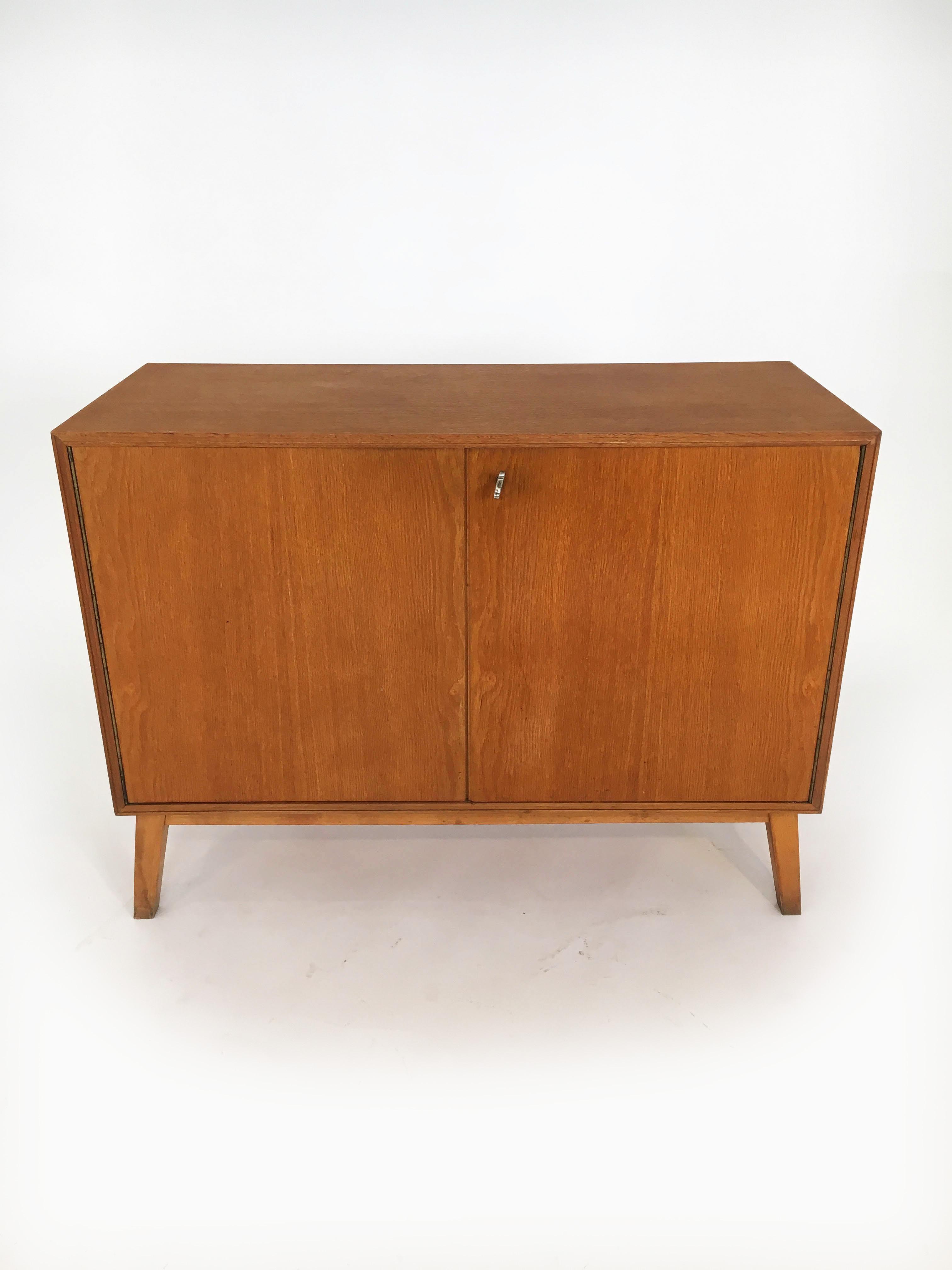SW Möbel credenza Vienna, 1950s. SW Möbel (Soziale Wohnkultur) was a furniture brand of the 1950s, created to provide modern functional furniture at affordable prices for small apartment in Vienna Austria. Developed by leading Austrian architects