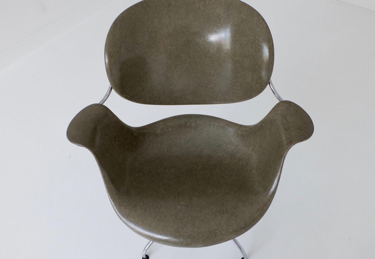 Métal Chaise à pieds en forme de guirlande de George Nelson pour Herman Miller, 1958  en vente