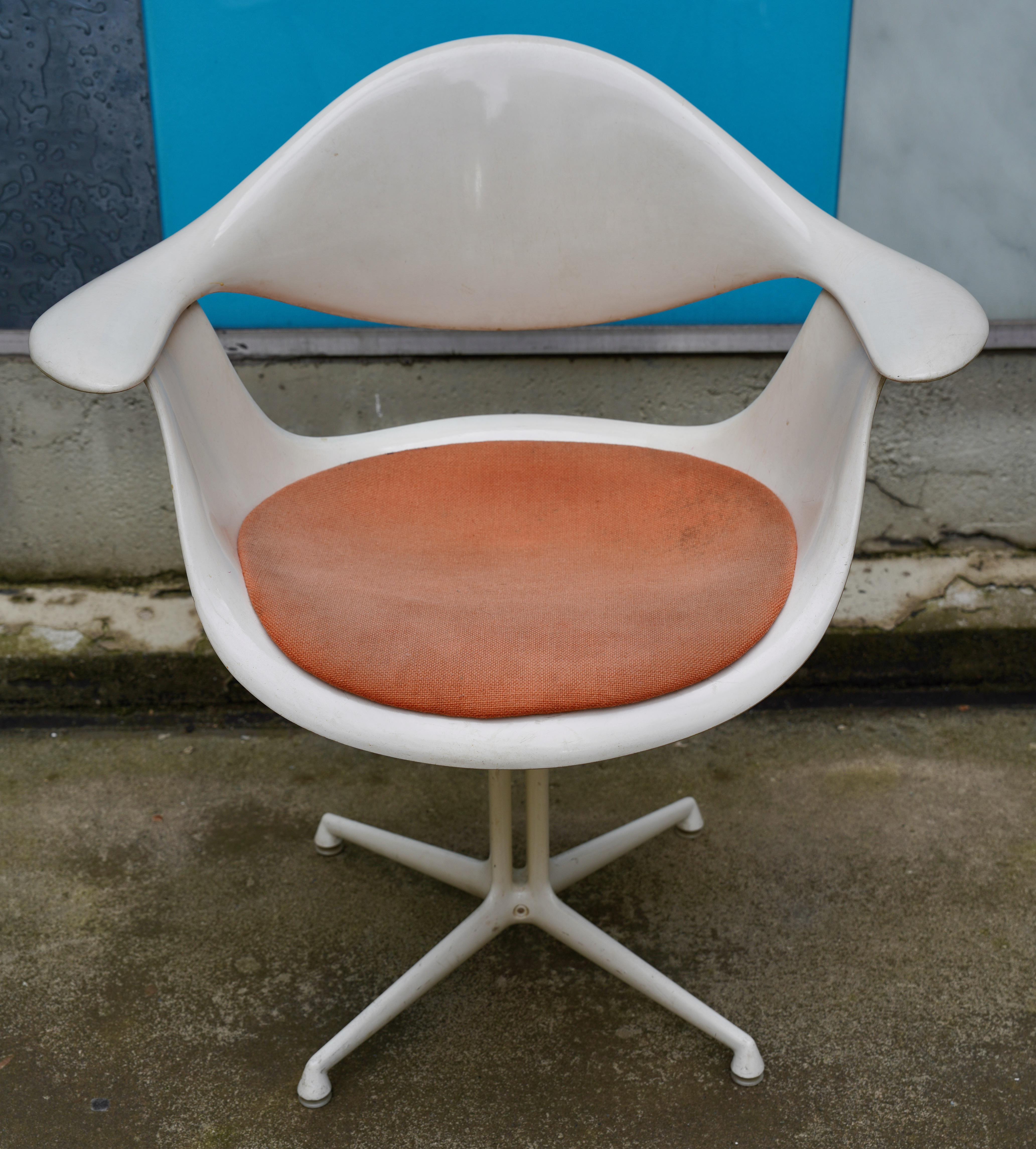 Swag-Beinstuhl von George Nelson für Herman Miller - 1950er Jahre, La Fonda, Space Age (Bauhaus) im Angebot