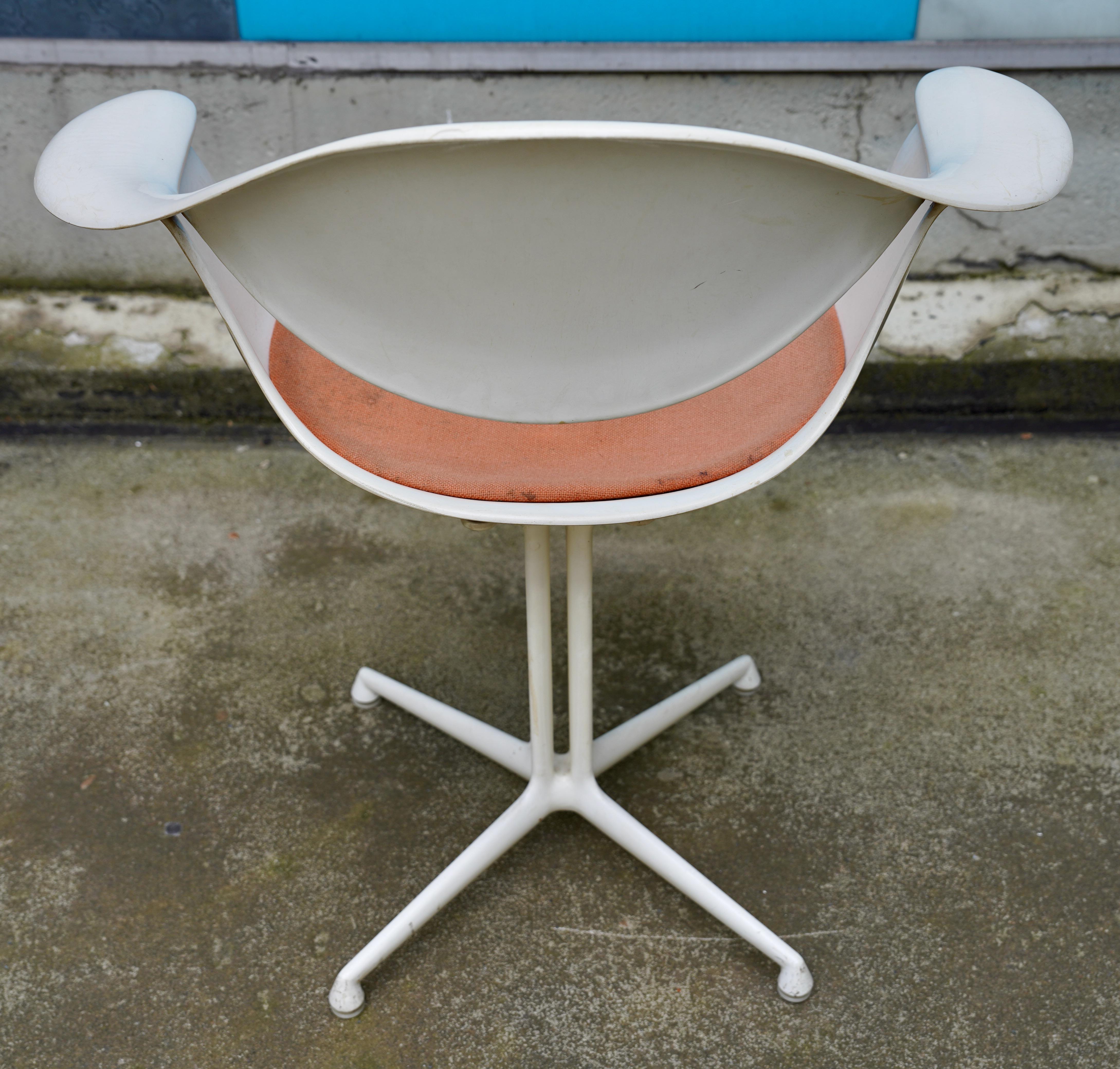Swag-Beinstuhl von George Nelson für Herman Miller - 1950er Jahre, La Fonda, Space Age im Angebot 1