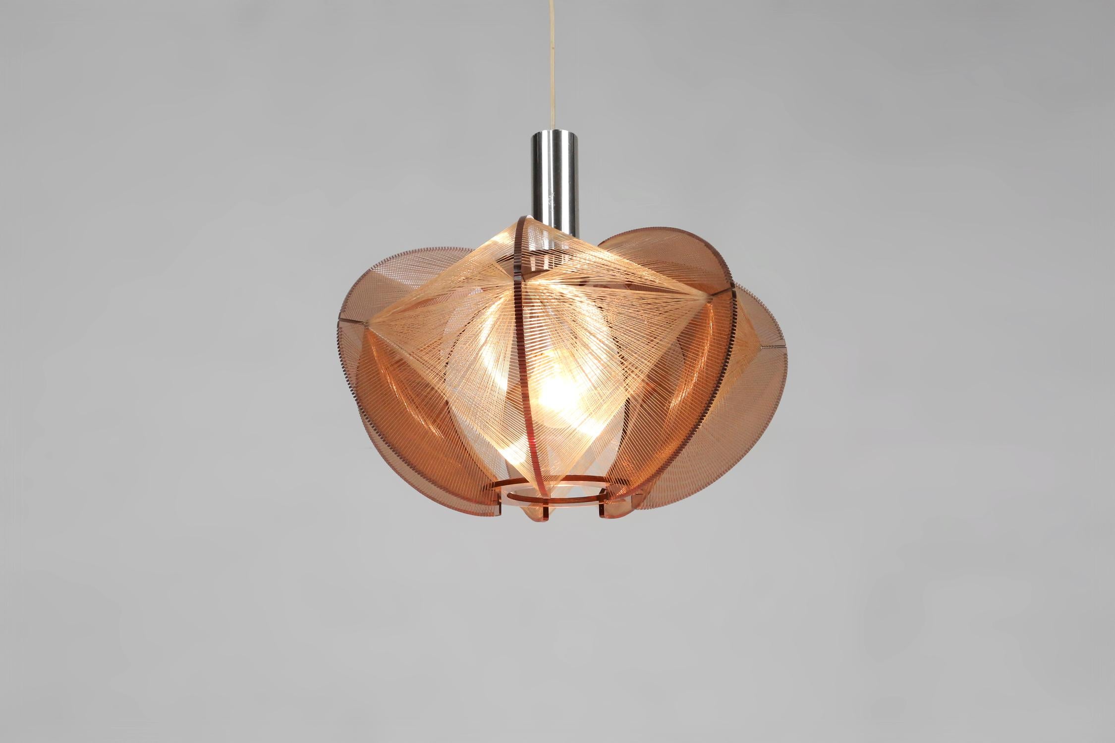 Swag pendant lamp by Paul Secon, for Sompex, Germany 1960s 2