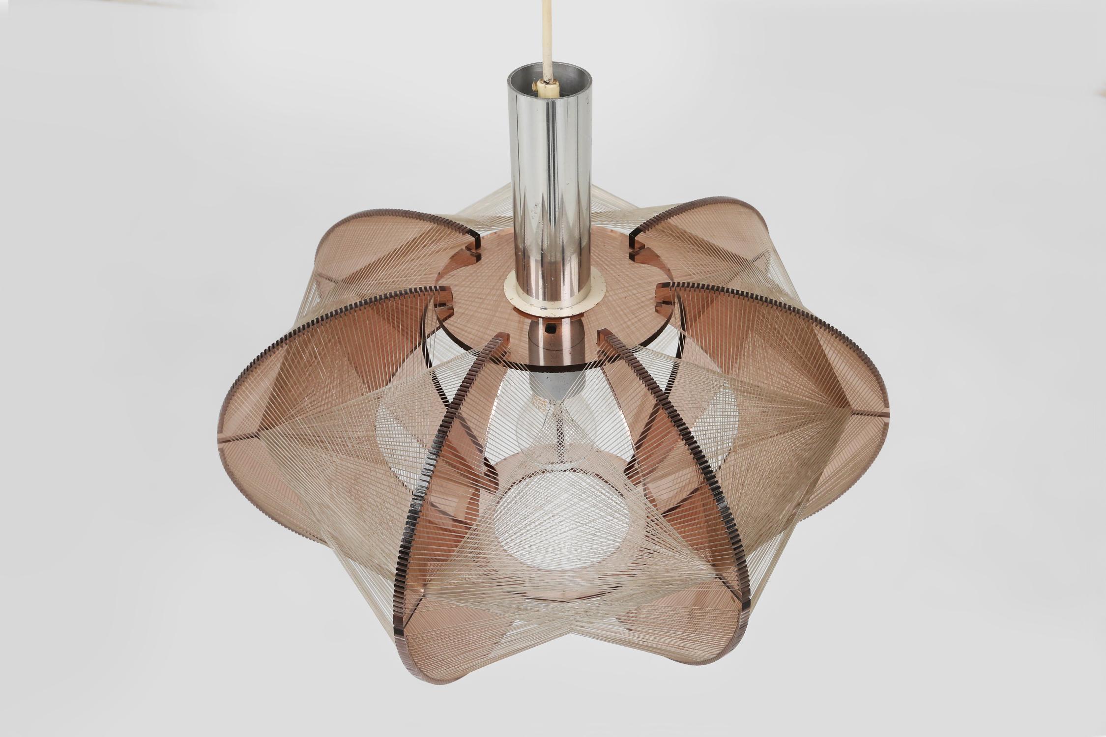 Mid-Century Modern Swag pendant lamp by Paul Secon, for Sompex, Germany 1960s