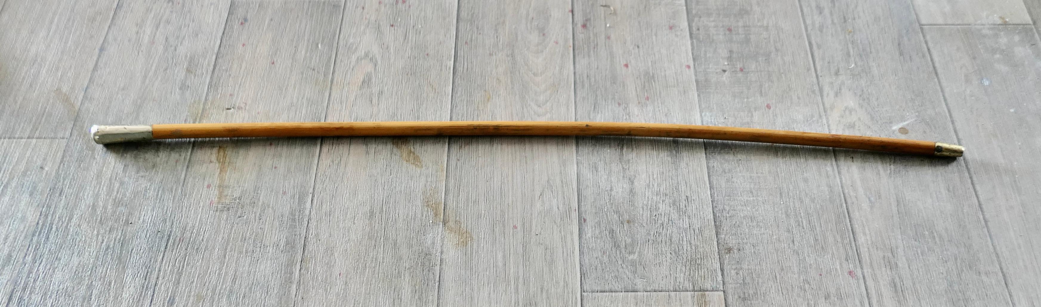 Swagger Stick from The Queen’s Own Royal West Kent Regiment 


Superb vintage Military swagger stick The Queen’s Own Royal West Kent Regiment Malacca cane. The cane has slight curve but is still in good usable condition
The Stick is 26.5” long and