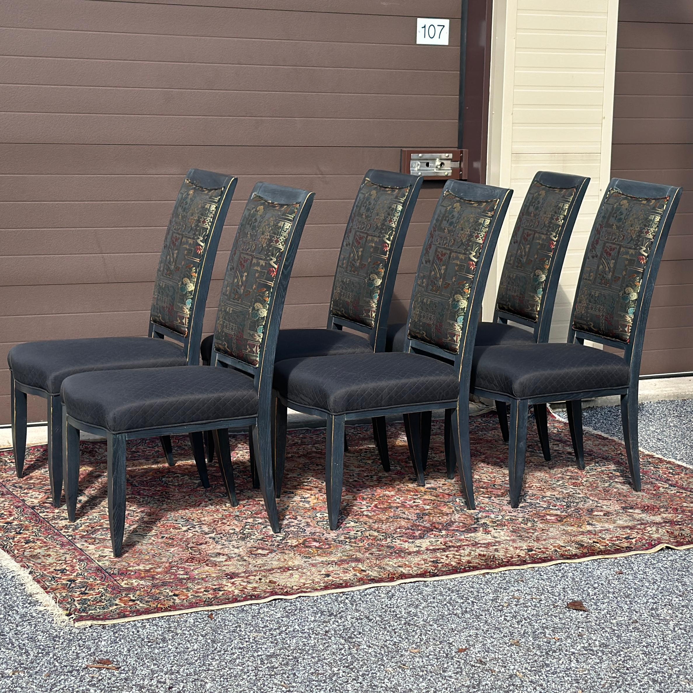 Sillas auxiliares de comedor Swaim - Juego de 6 Moderno en venta